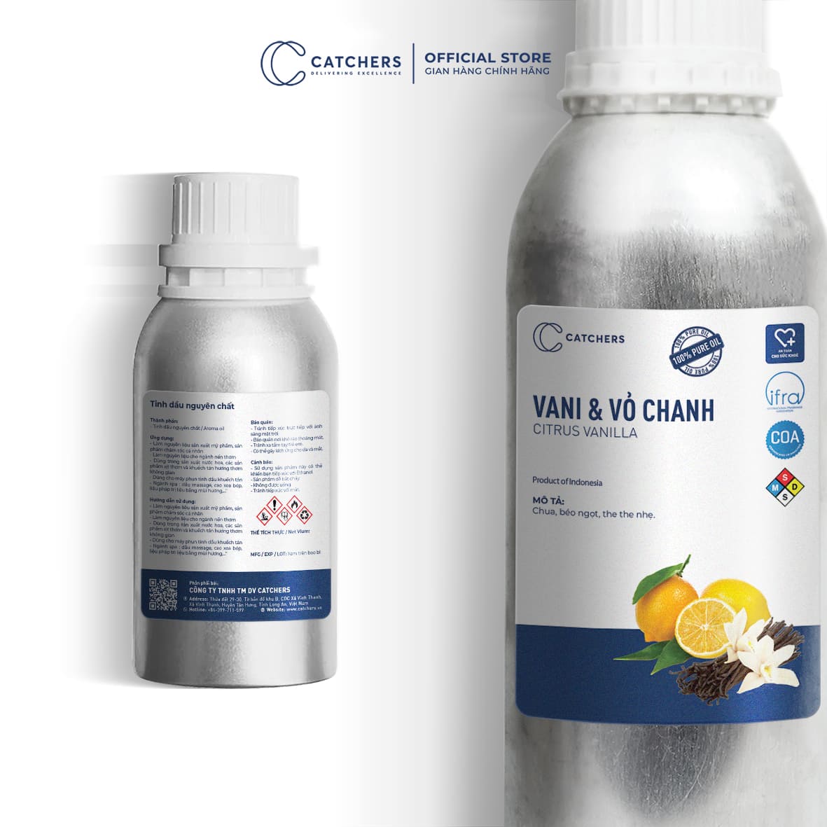 Tinh Dầu Vani & Vỏ Chanh 10ml