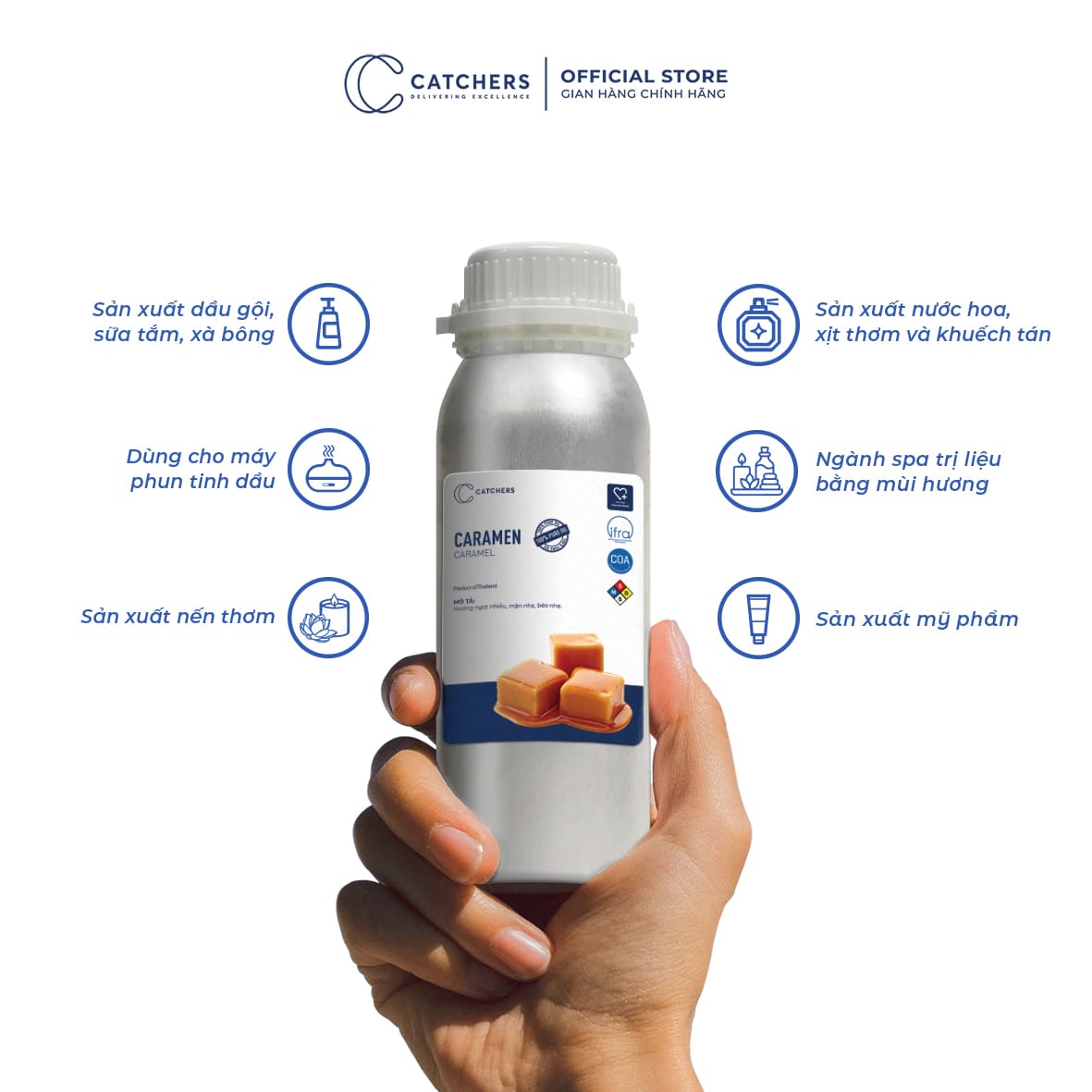 Công dụng của Tinh dầu Caramen