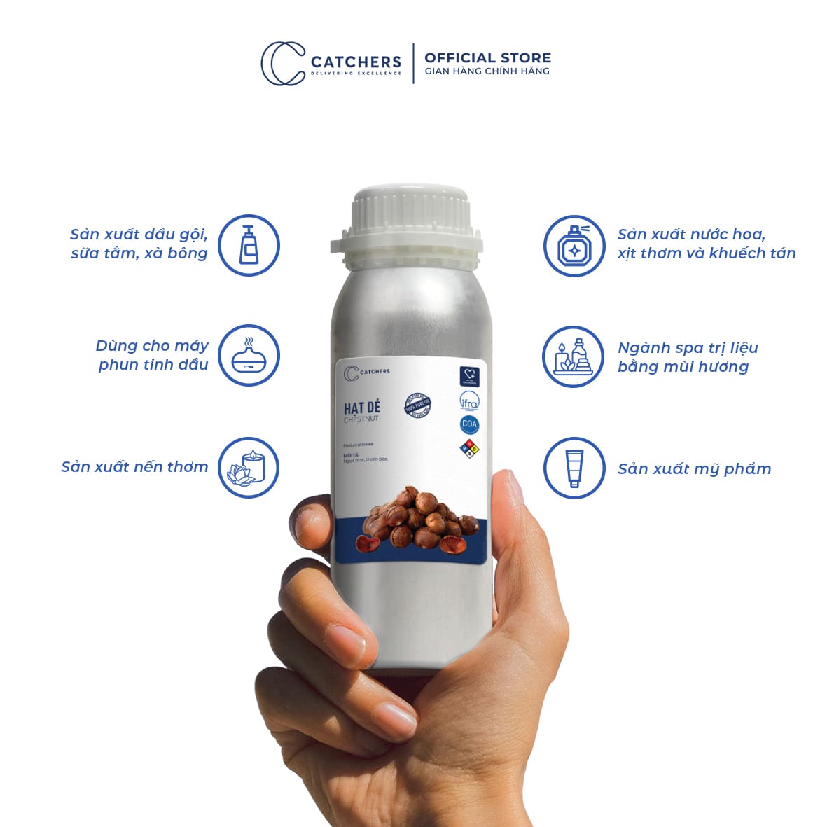 Công dụng của Tinh dầu Hạt Dẻ