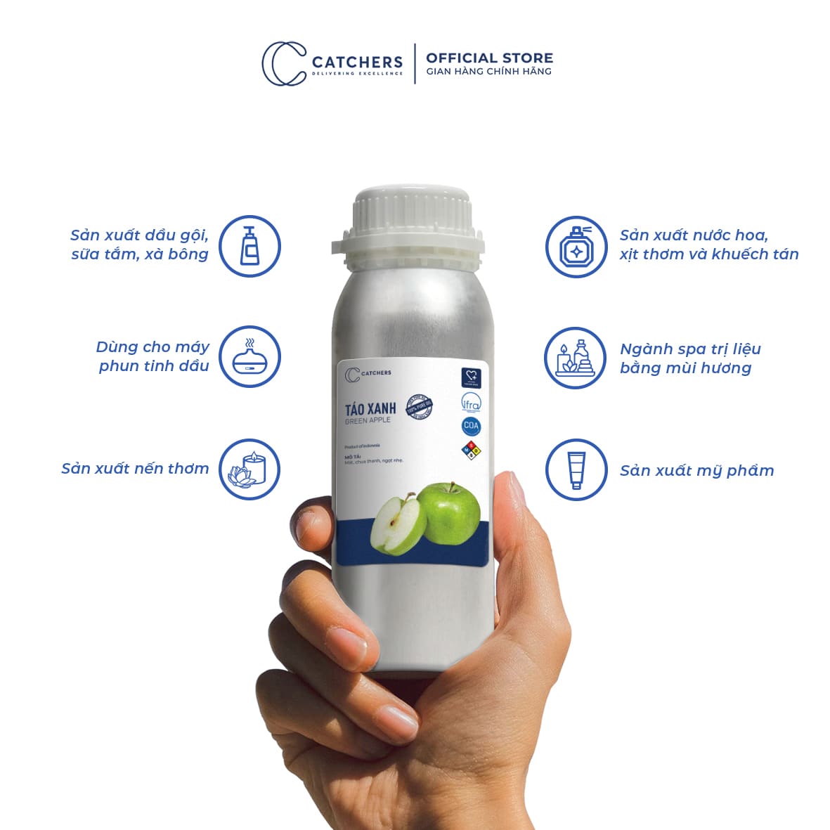 Công dụng của Tinh dầu Táo Xanh