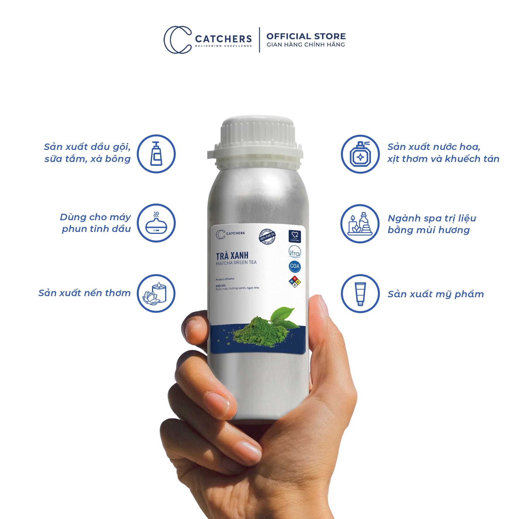 Công dụng của Tinh dầu Trà Xanh