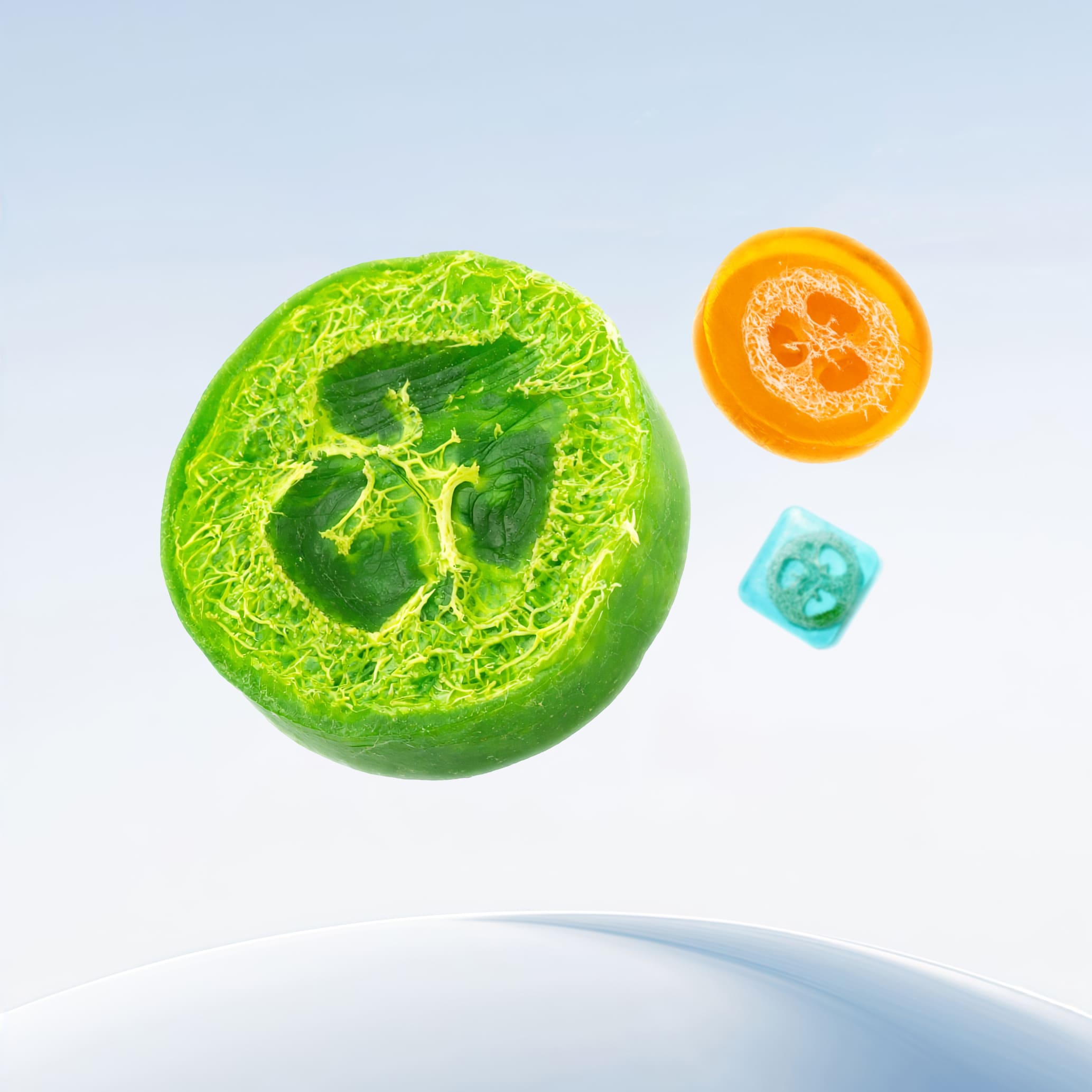 gia công xà bông xơ mướp