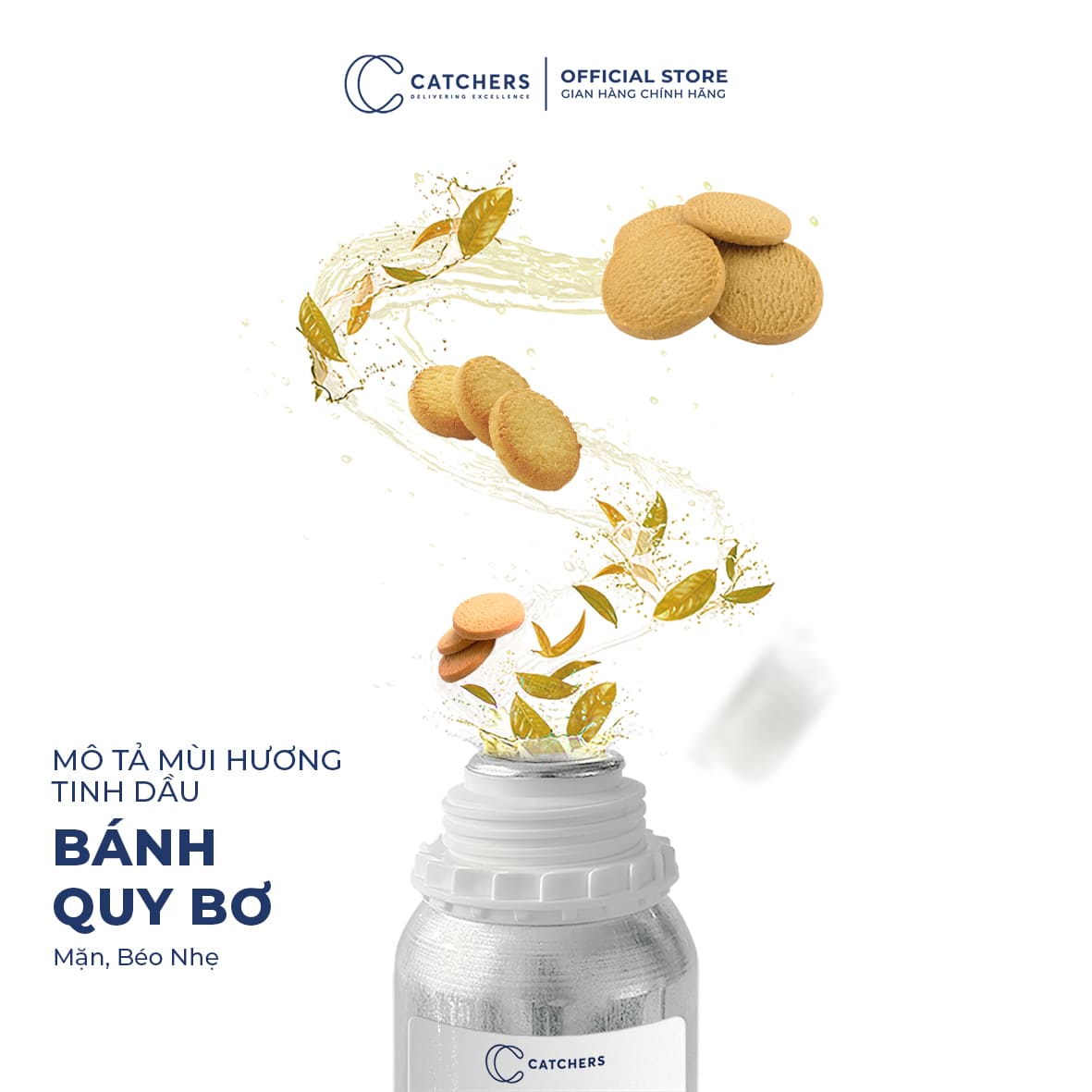 Mô tả mùi hương Tinh dầu Bánh Quy Bơ