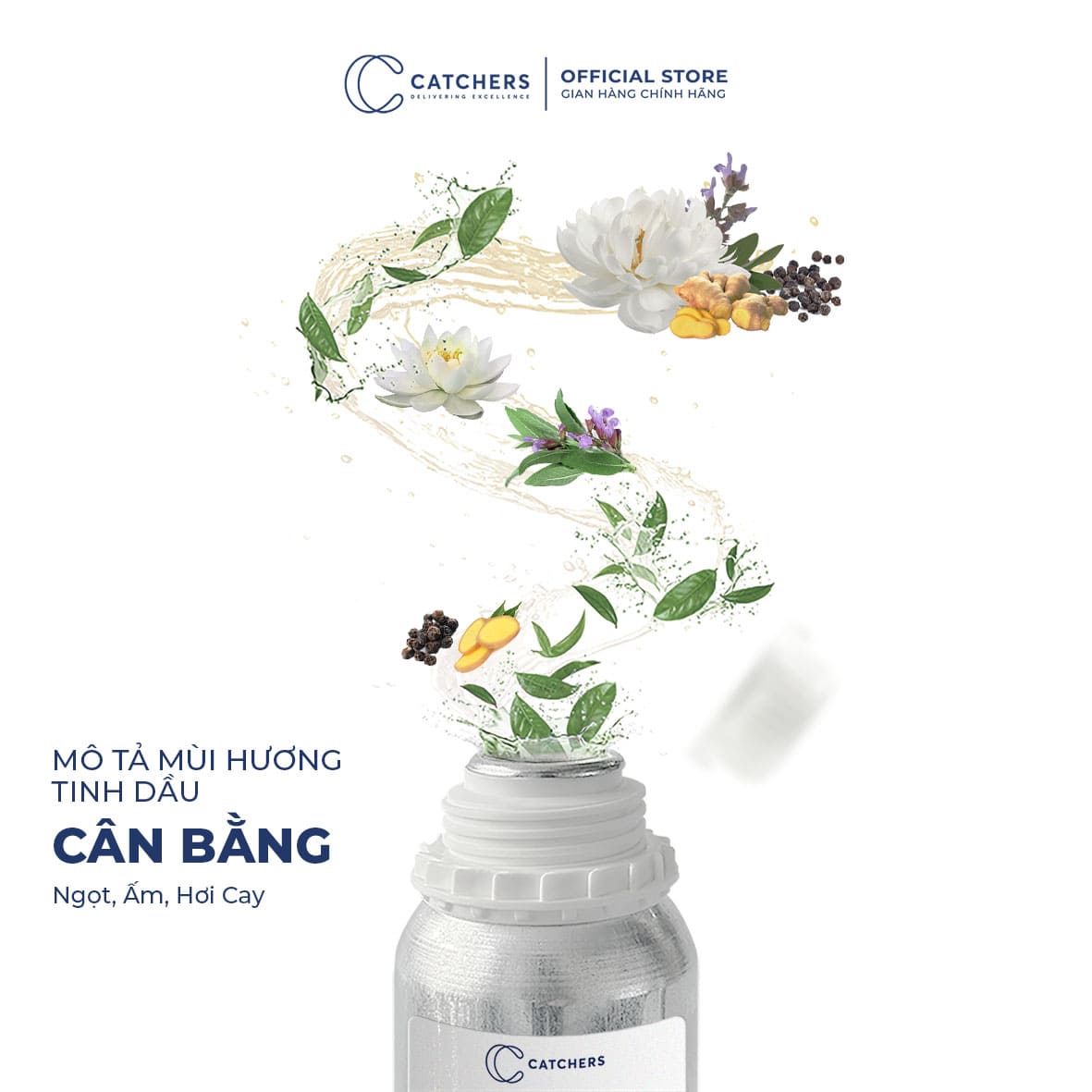 Mô tả mùi hương Tinh dầu Cân Bằng