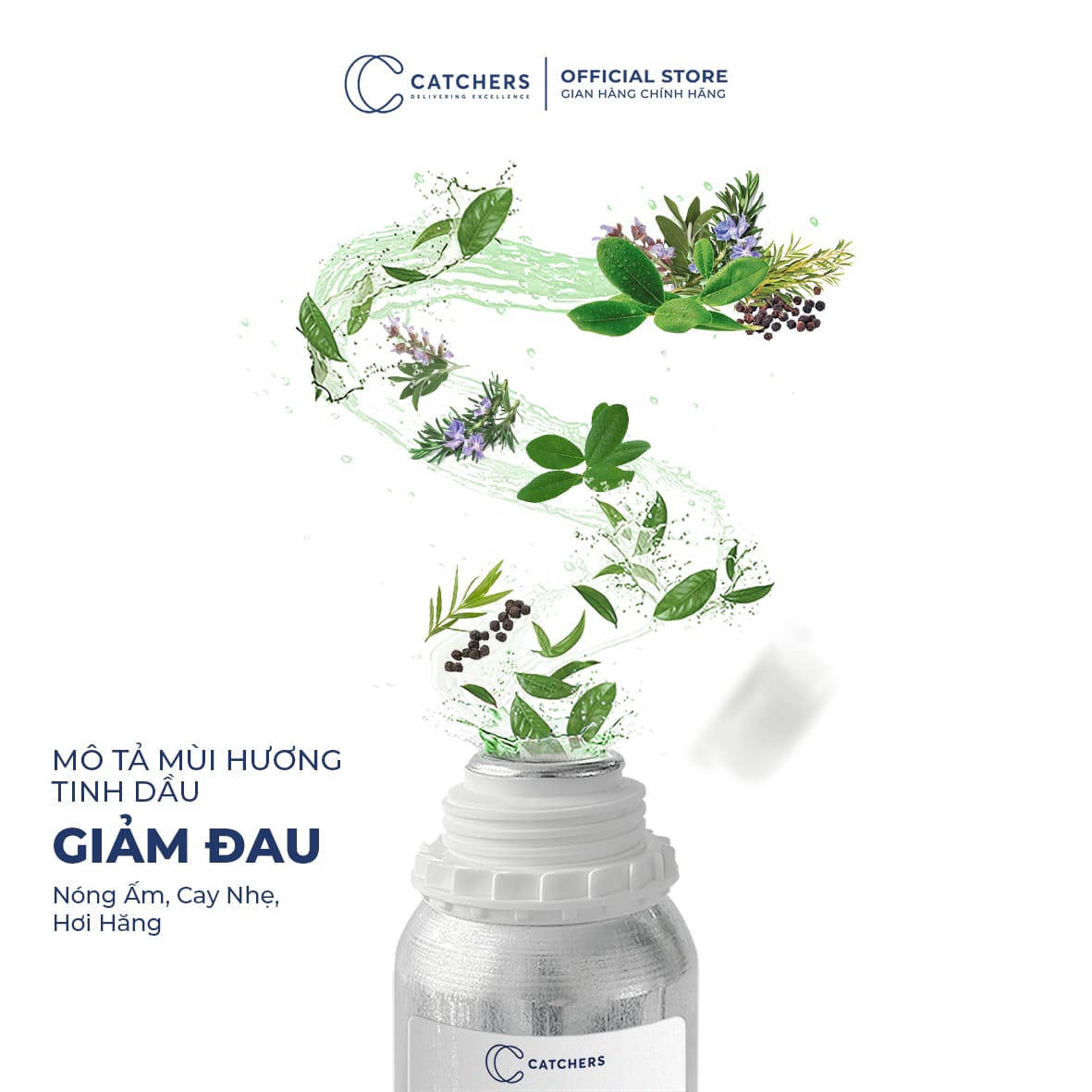 Mô tả mùi hương Tinh dầu Giảm Đau