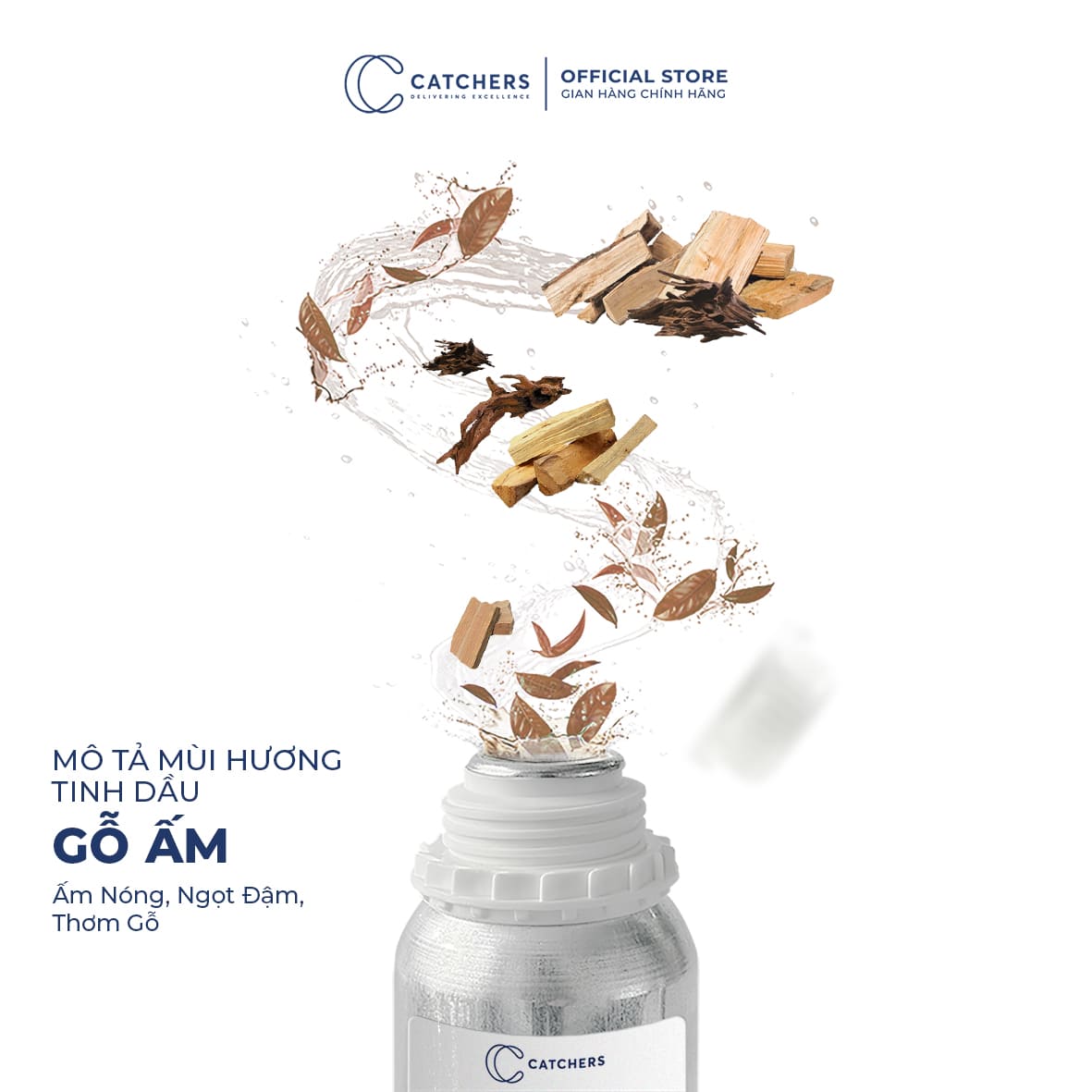 Mô tả mùi hương Tinh dầu Gỗ Ấm