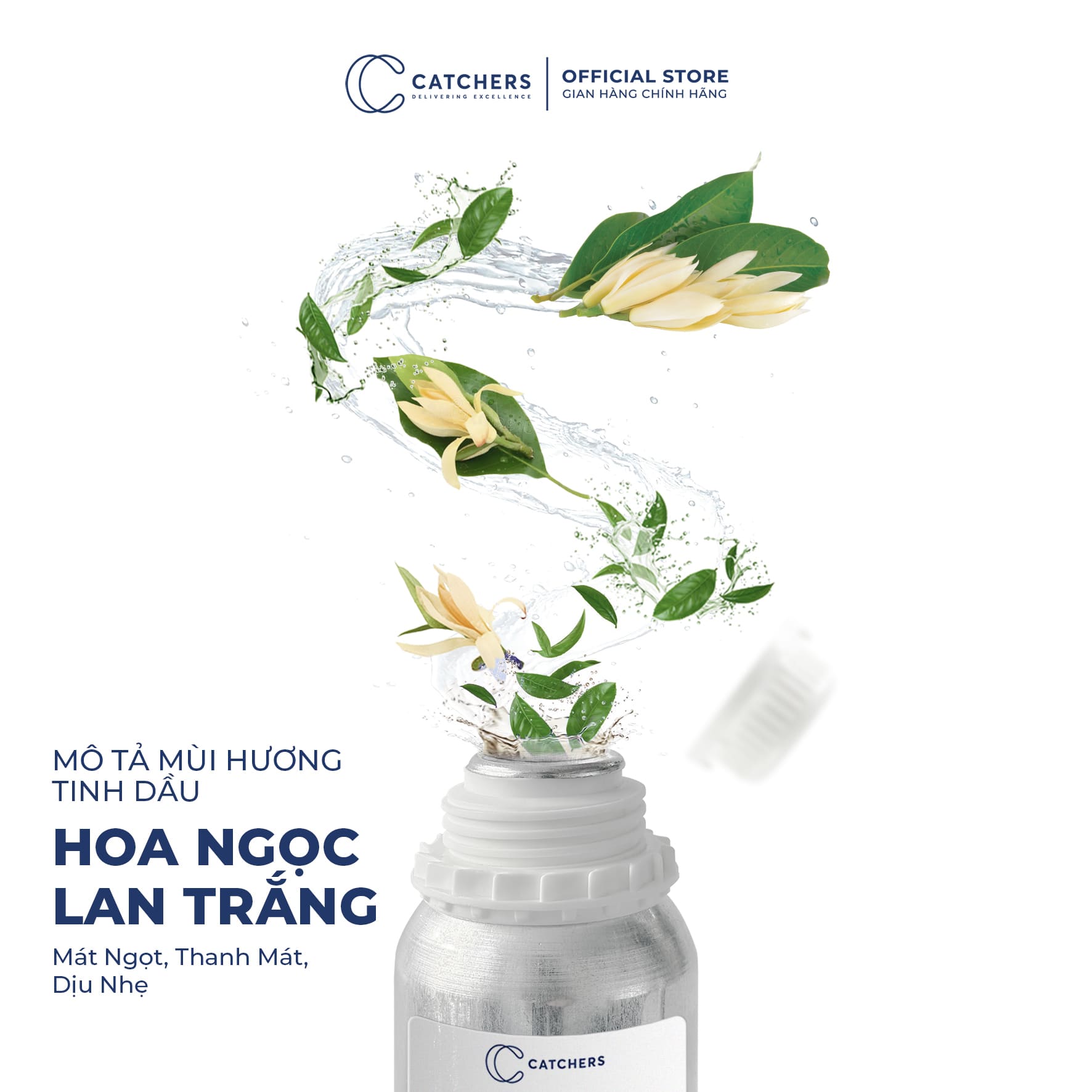 Mô tả mùi hương Tinh dầu Hoa Ngọc Lan Trắng