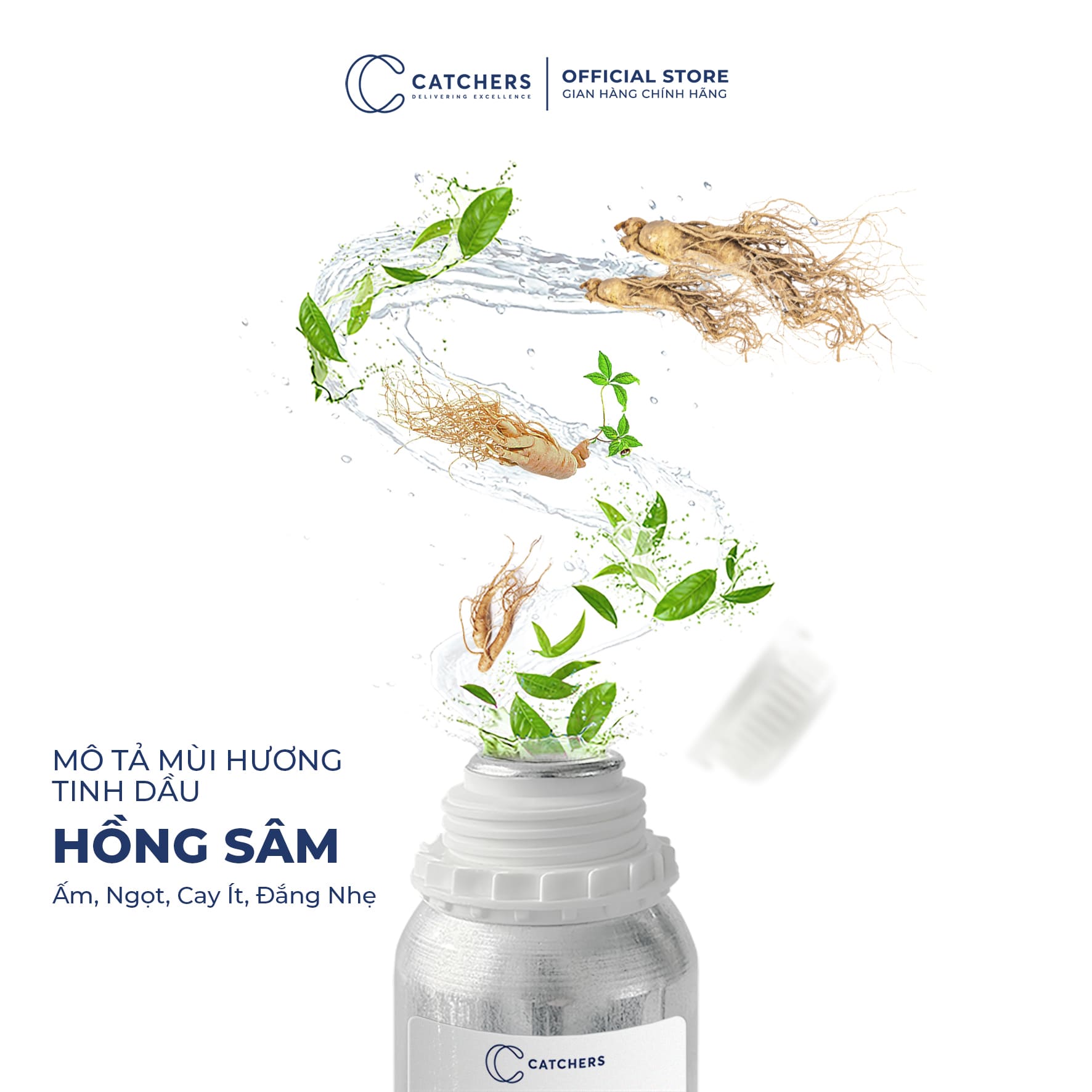 Mô tả mùi hương Tinh dầu Hồng Sâm