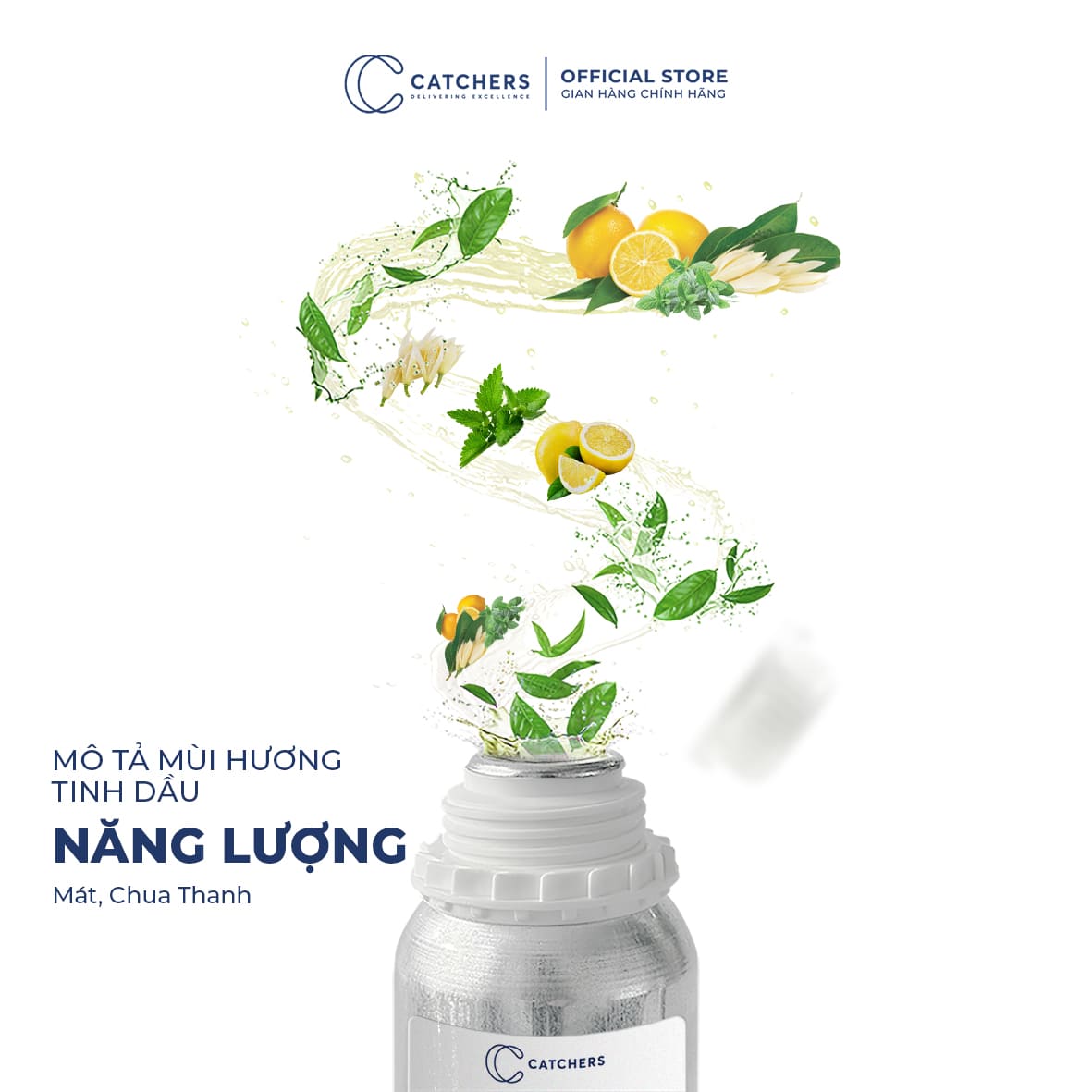 Mô tả mùi hương Tinh dầu Năng Lượng