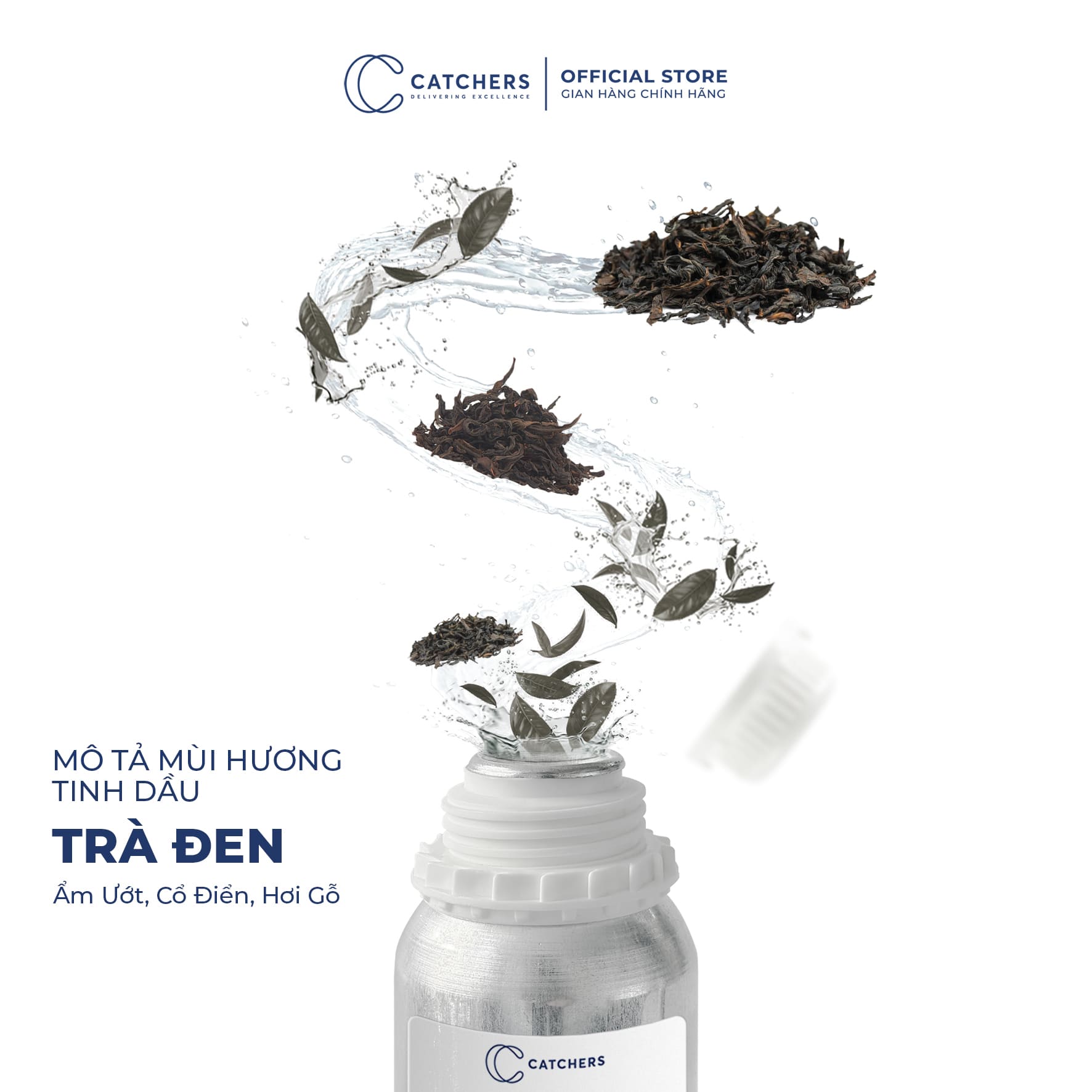 Mô tả mùi hương Tinh dầu Trà Đen