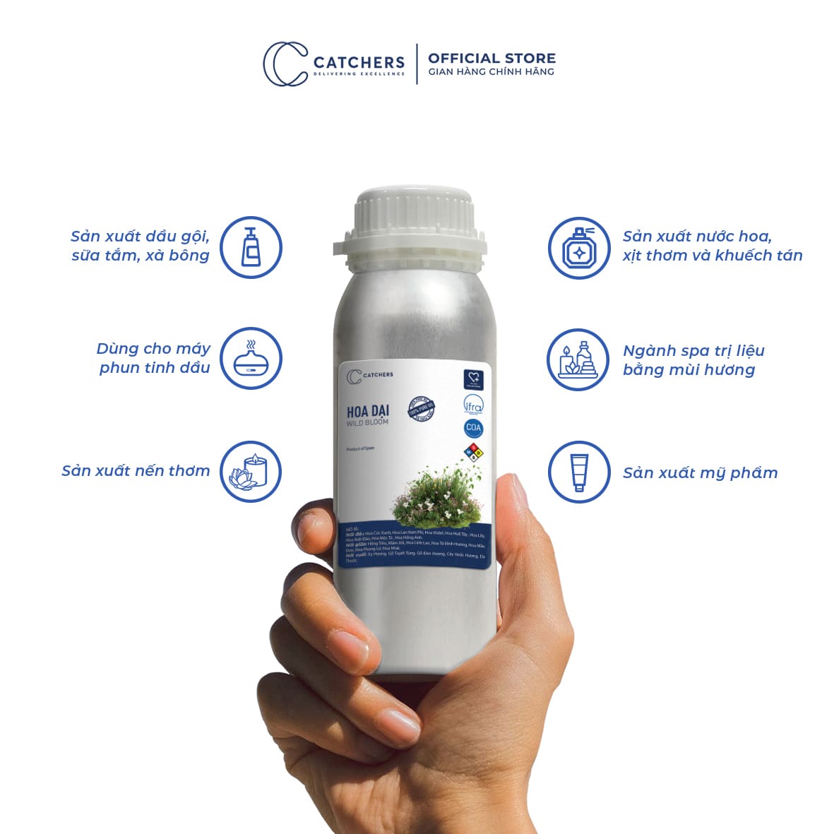 Công dụng của Tinh Dầu Khuếch Tán Hoa Dại