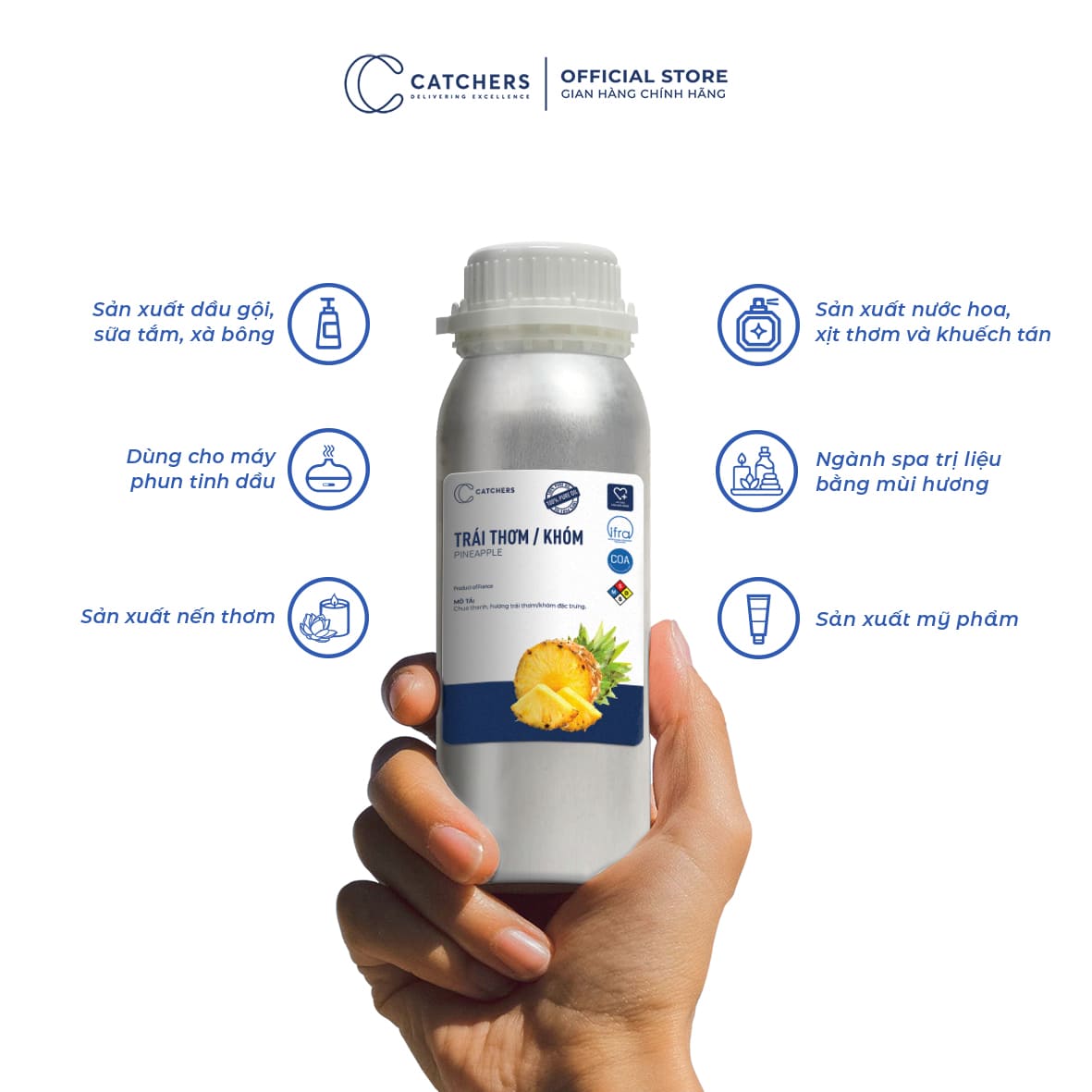 Công dụng của Tinh dầu Khuếch Tán Trái Thơm/ Khóm