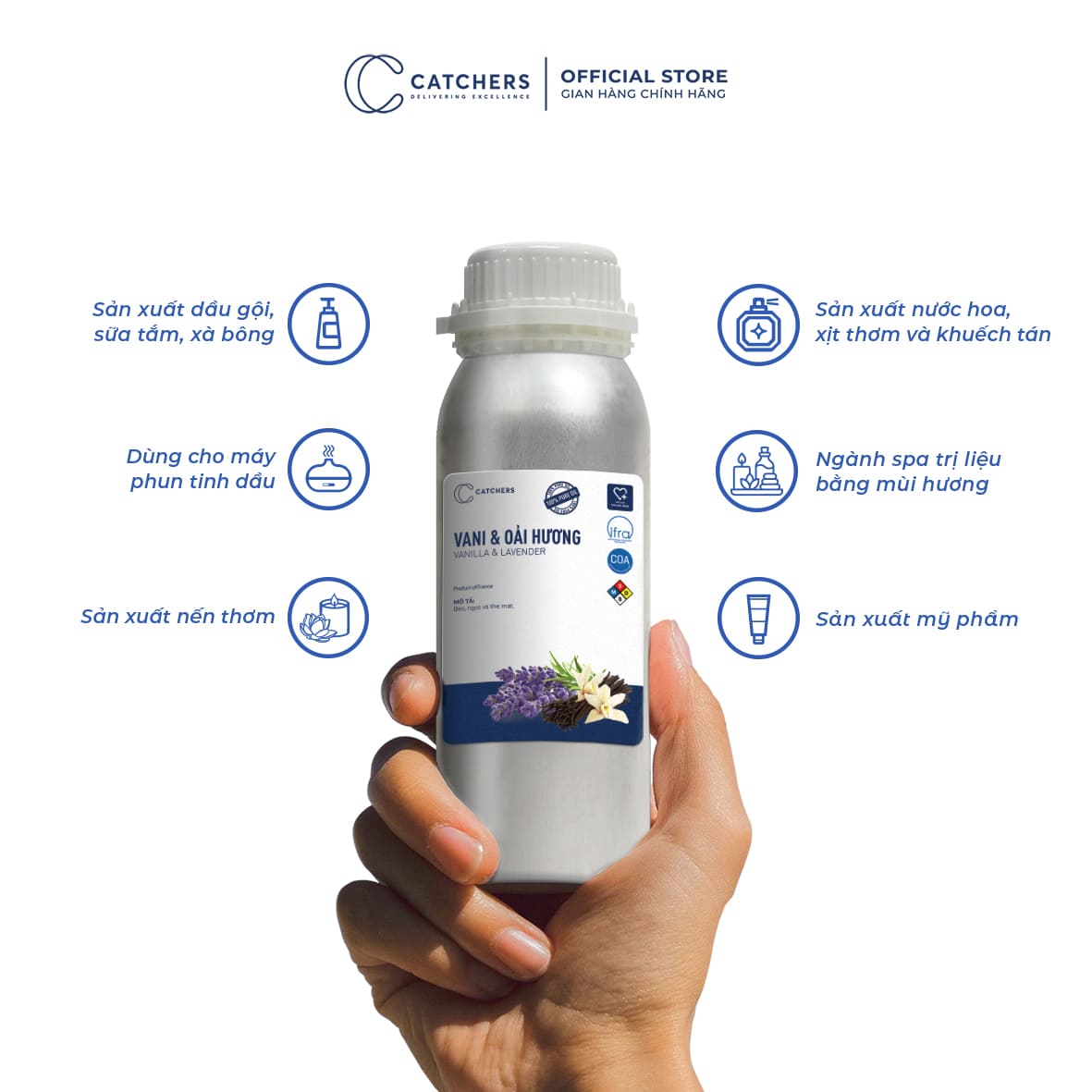 Công dụng của Tinh Dầu Khuếch Tán Vani & Oải Hương