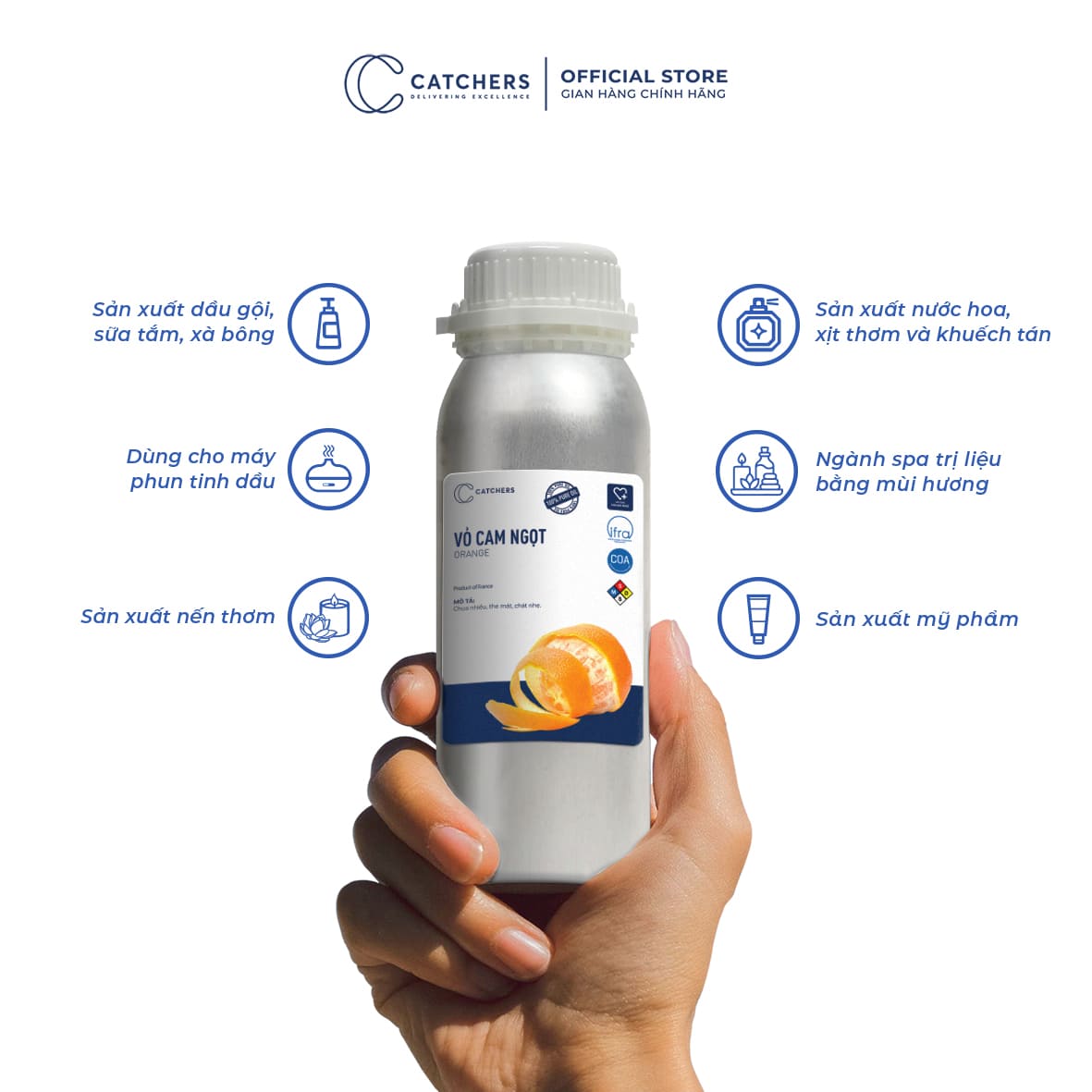 Công dụng của Tinh dầu Khuếch tán Vỏ Cam Ngọt