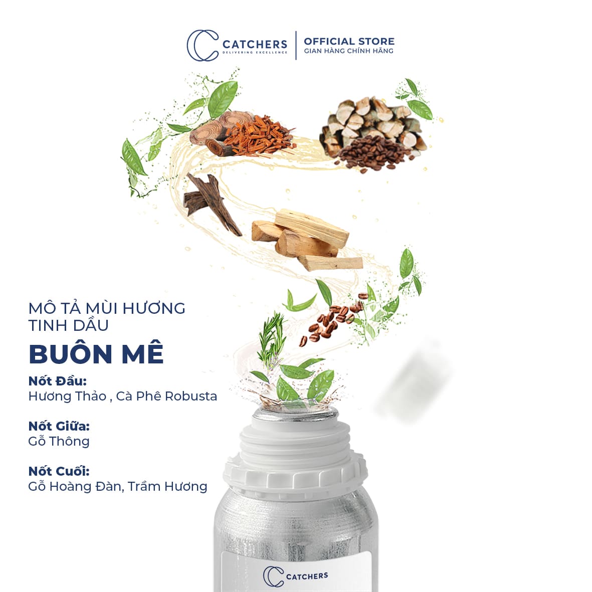 Mô tả mùi hương Tinh dầu Buôn Mê