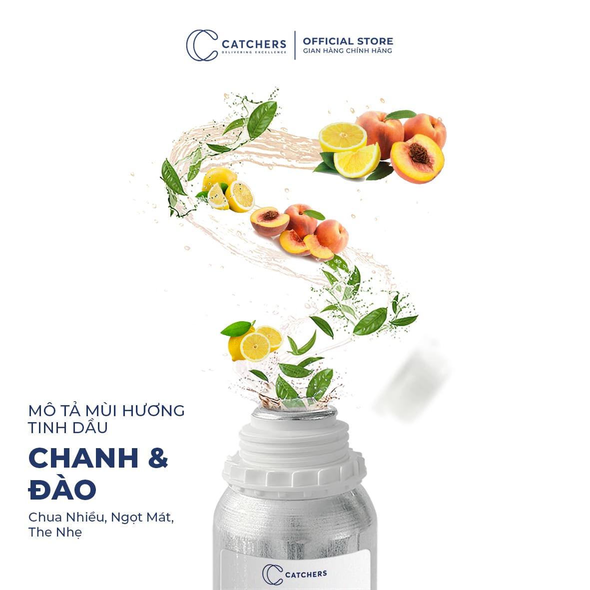 Mô tả mùi hương Tinh dầu Chanh & Đào