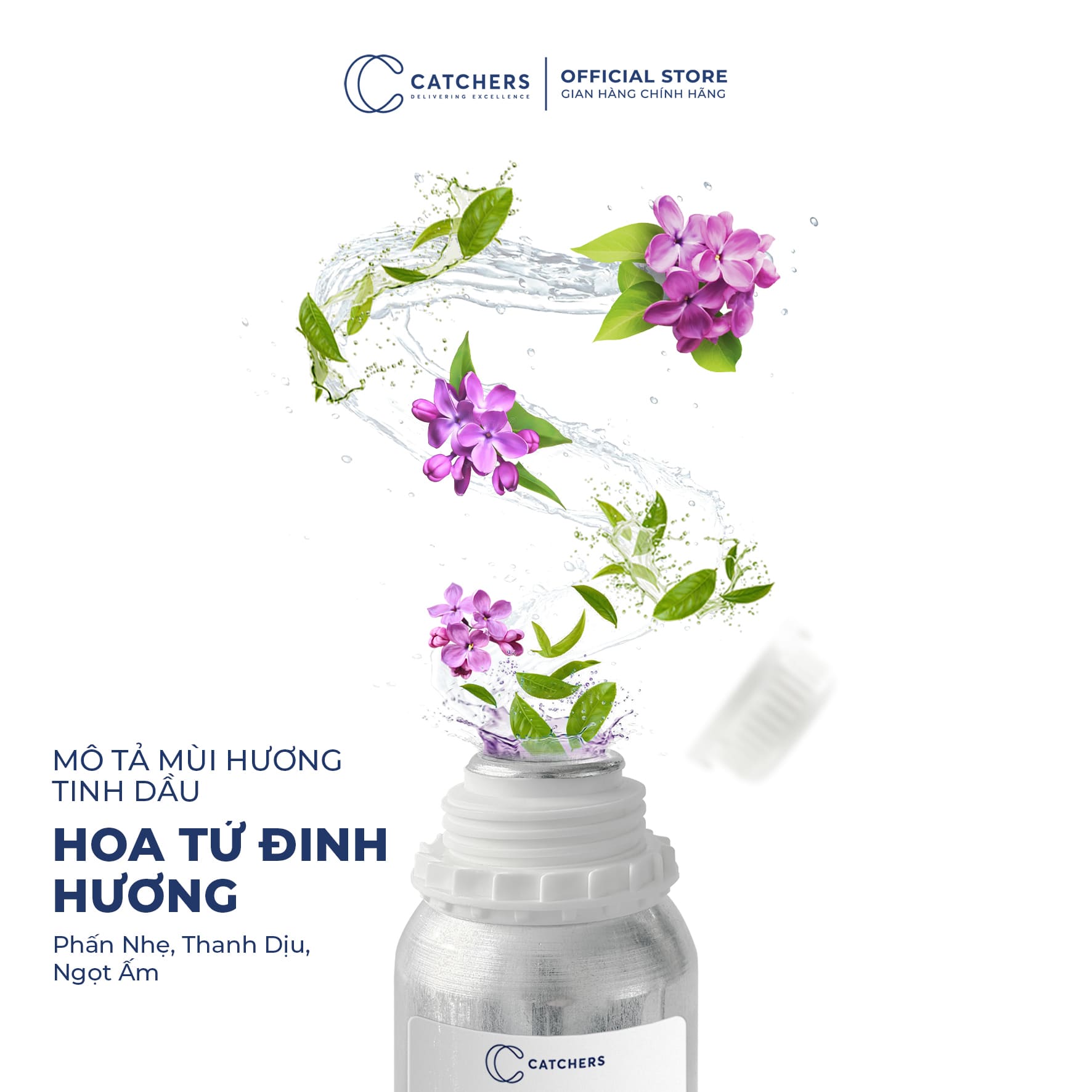 Mô tả mùi hương Tinh dầu Khuếch Tán Hoa Tử Đinh Hương