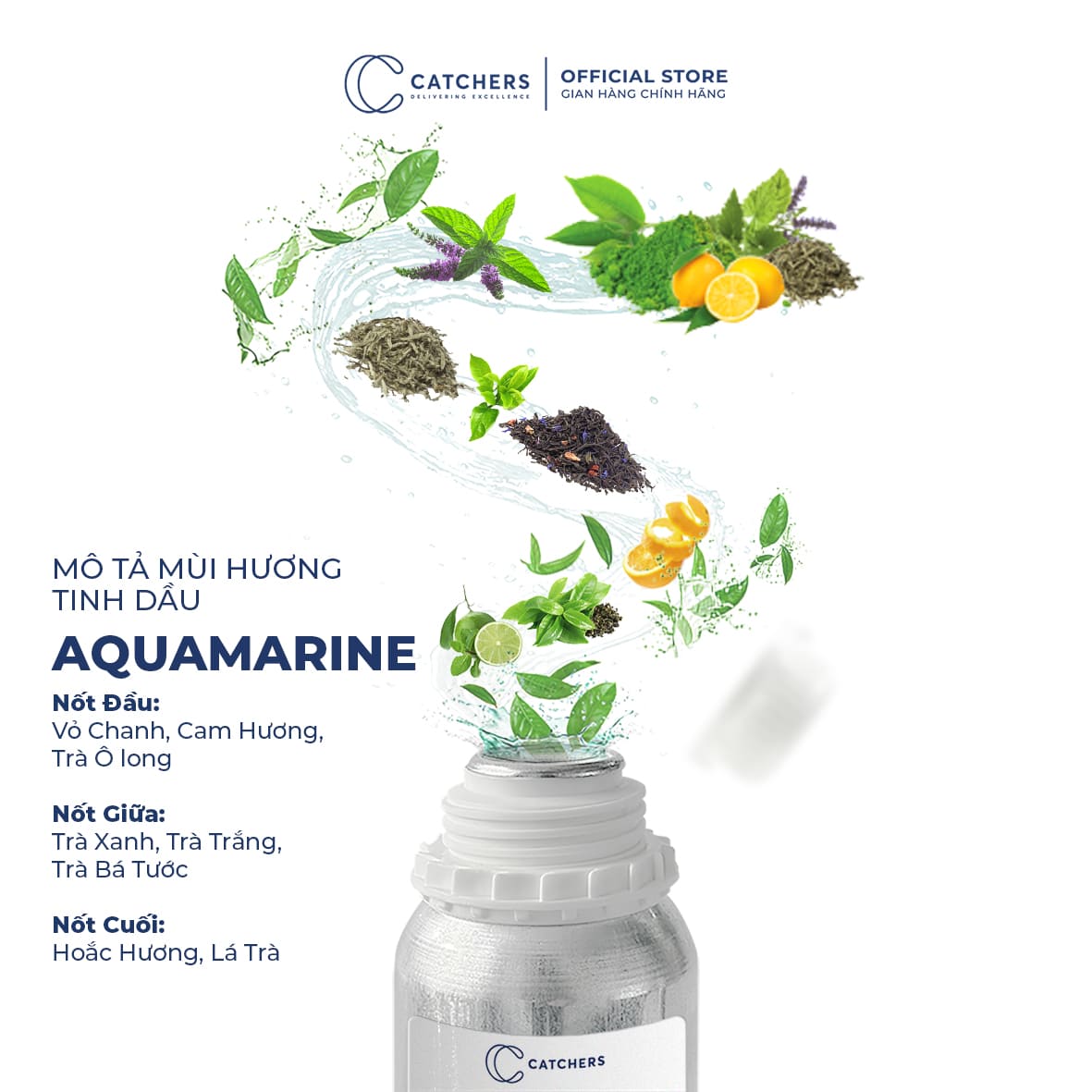 Mô tả mùi hương Tinh Dầu Khuếch Tán Aquamarine