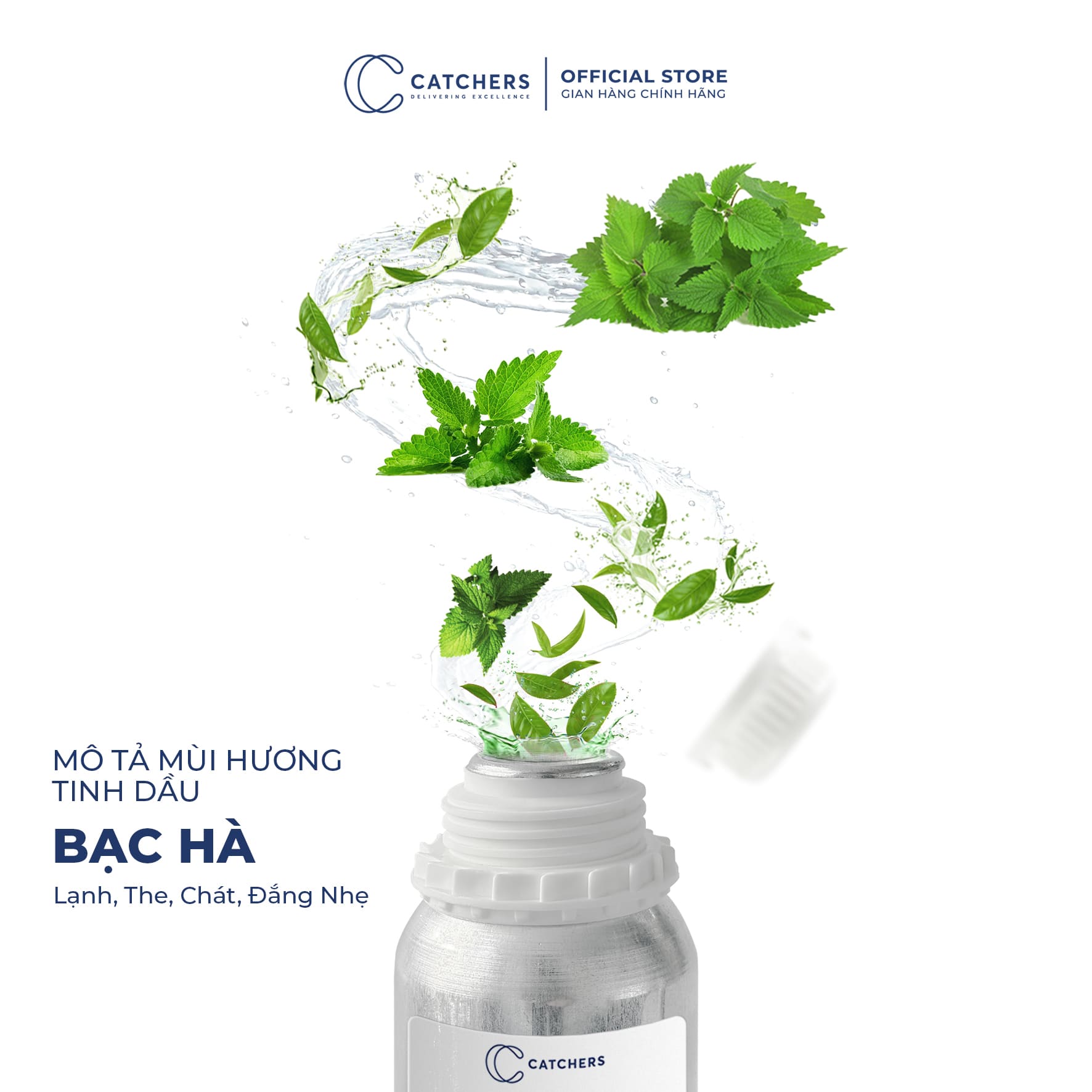 Mô tả mùi hương Tinh dầu Khuếch Tán Bạc Hà