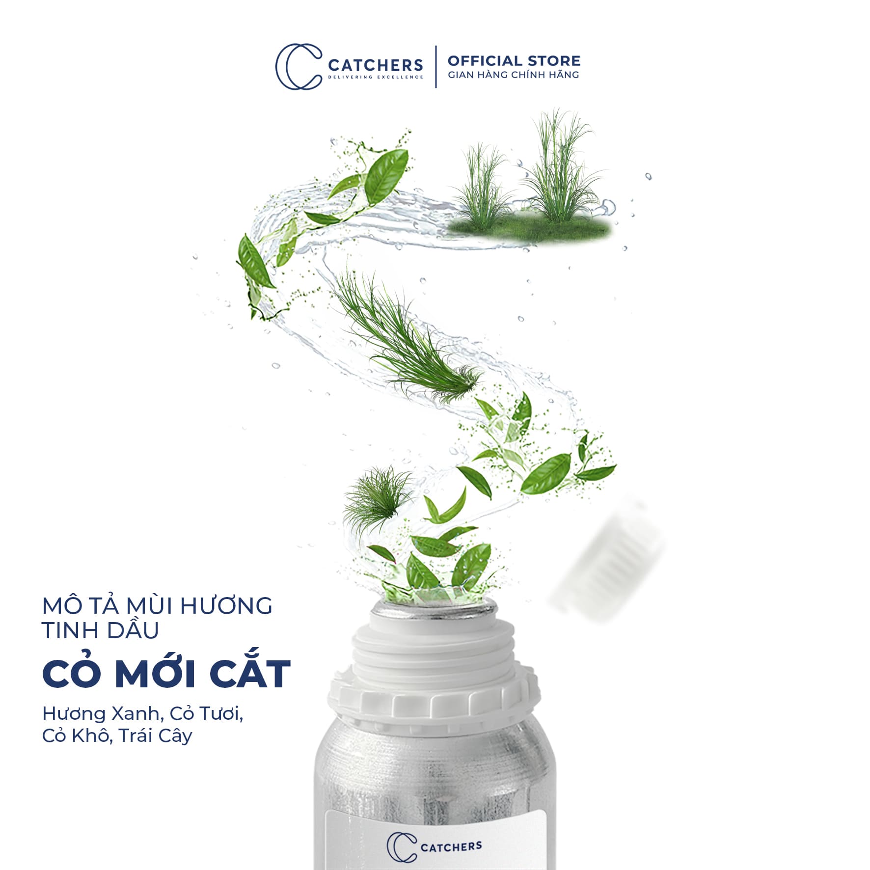 Mô tả mùi hương Tinh dầu Khuếch Tán Cỏ Mới Cắt