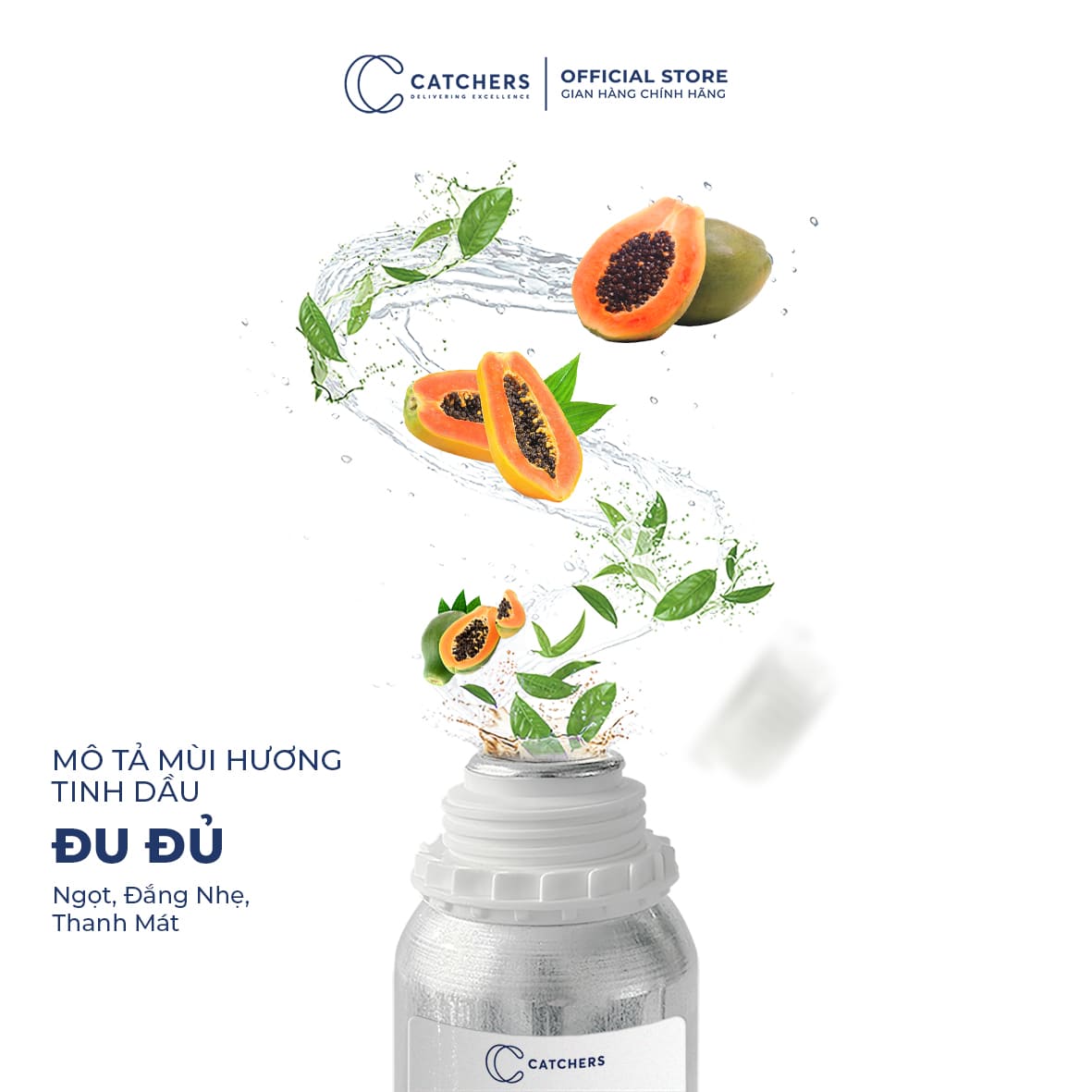 Mô tả mùi hương Tinh dầu Khuếch Tán Đu Đủ