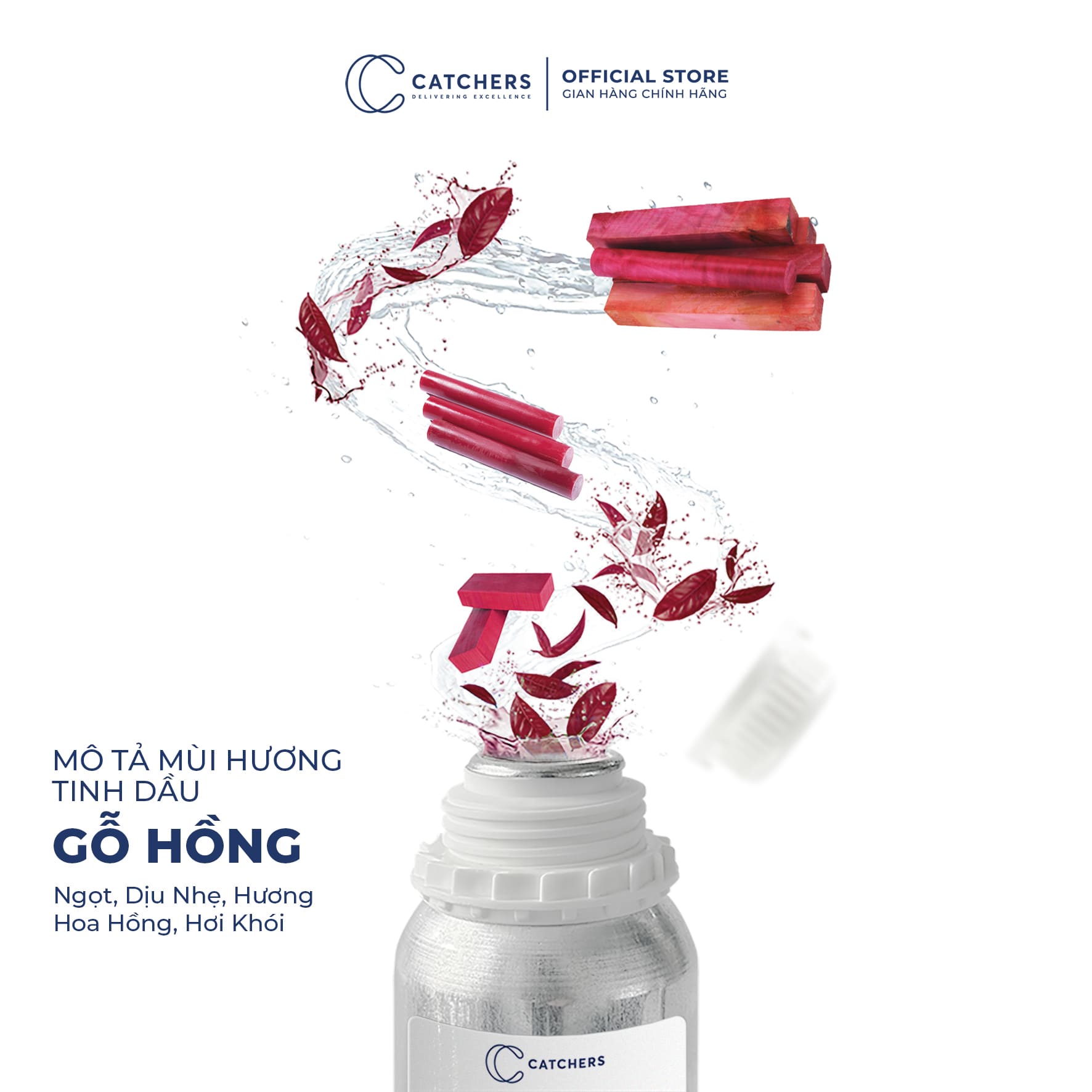 Mô tả mùi hương Tinh dầu Khuếch Tán Gỗ Hồng