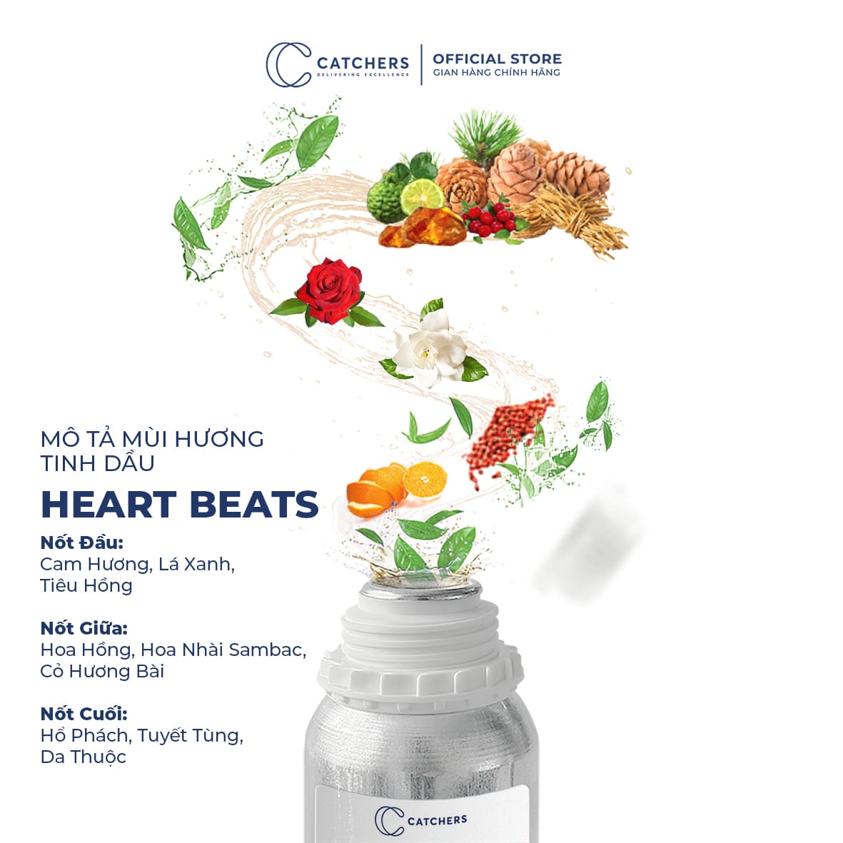 Mô tả mùi hương Tinh Dầu Khuếch Tán Heart Beats