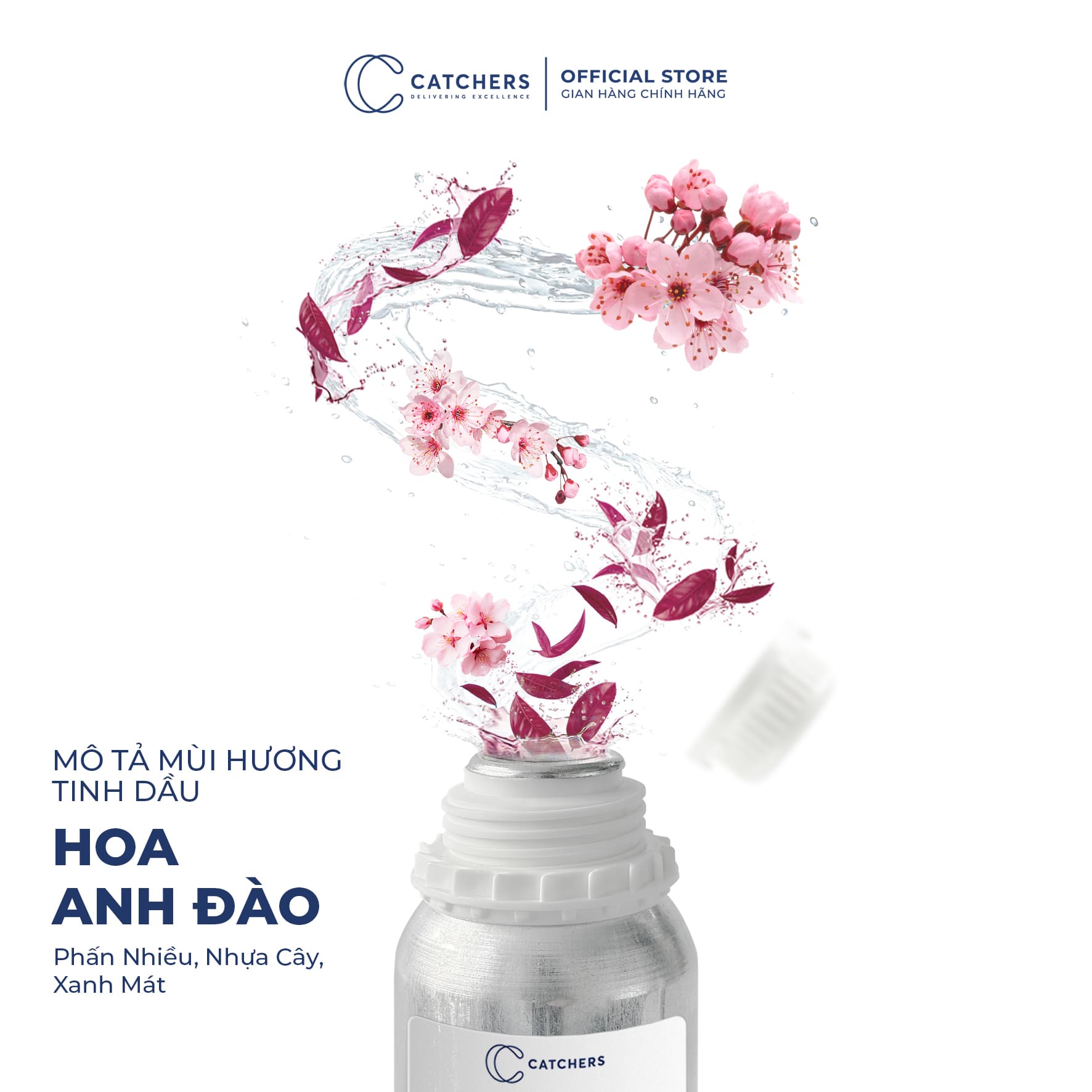 Mô tả mùi hương Tinh dầu Khuếch Tán Hoa Anh Đào