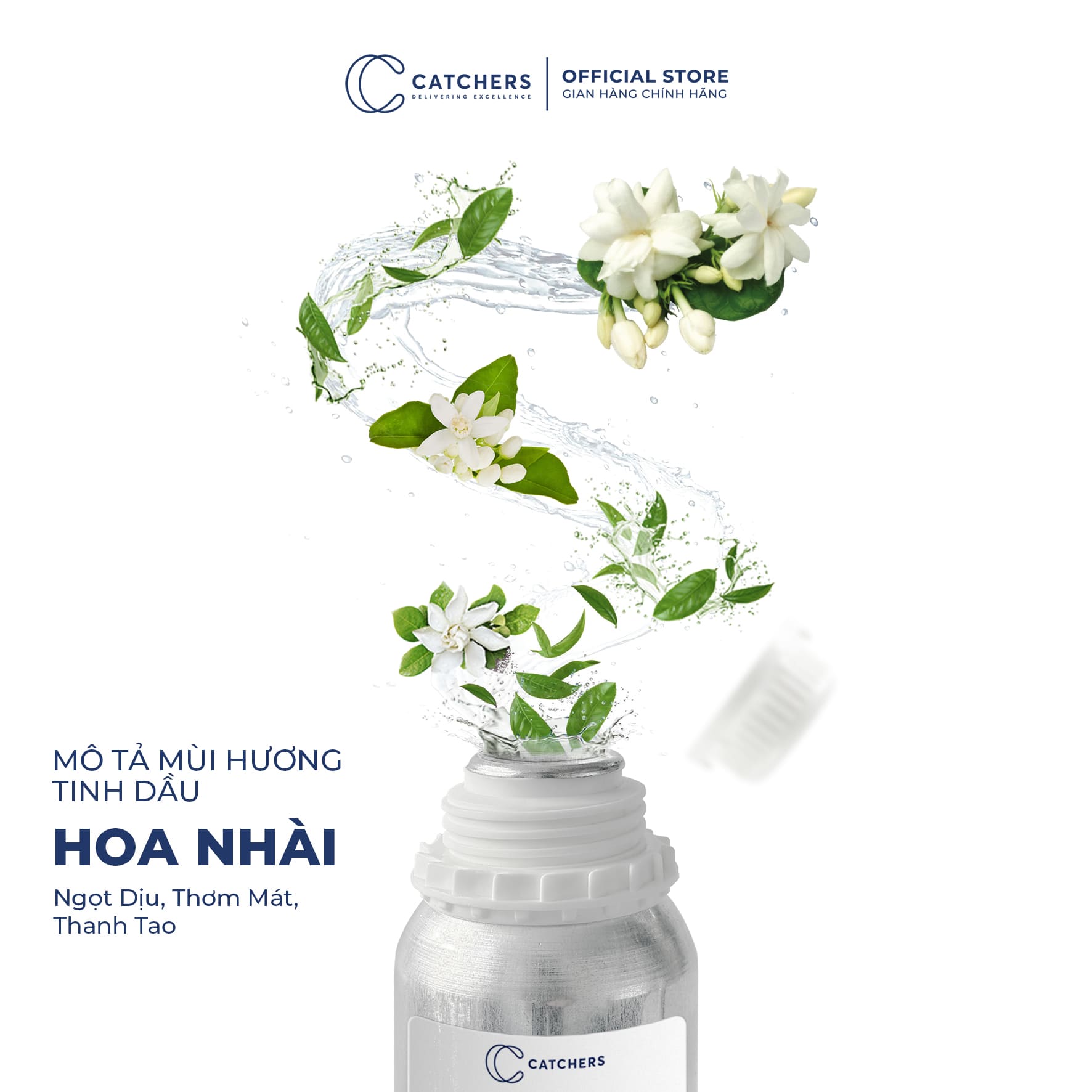 Mô tả mùi hương Tinh dầu Khuếch Tán Hoa Nhài