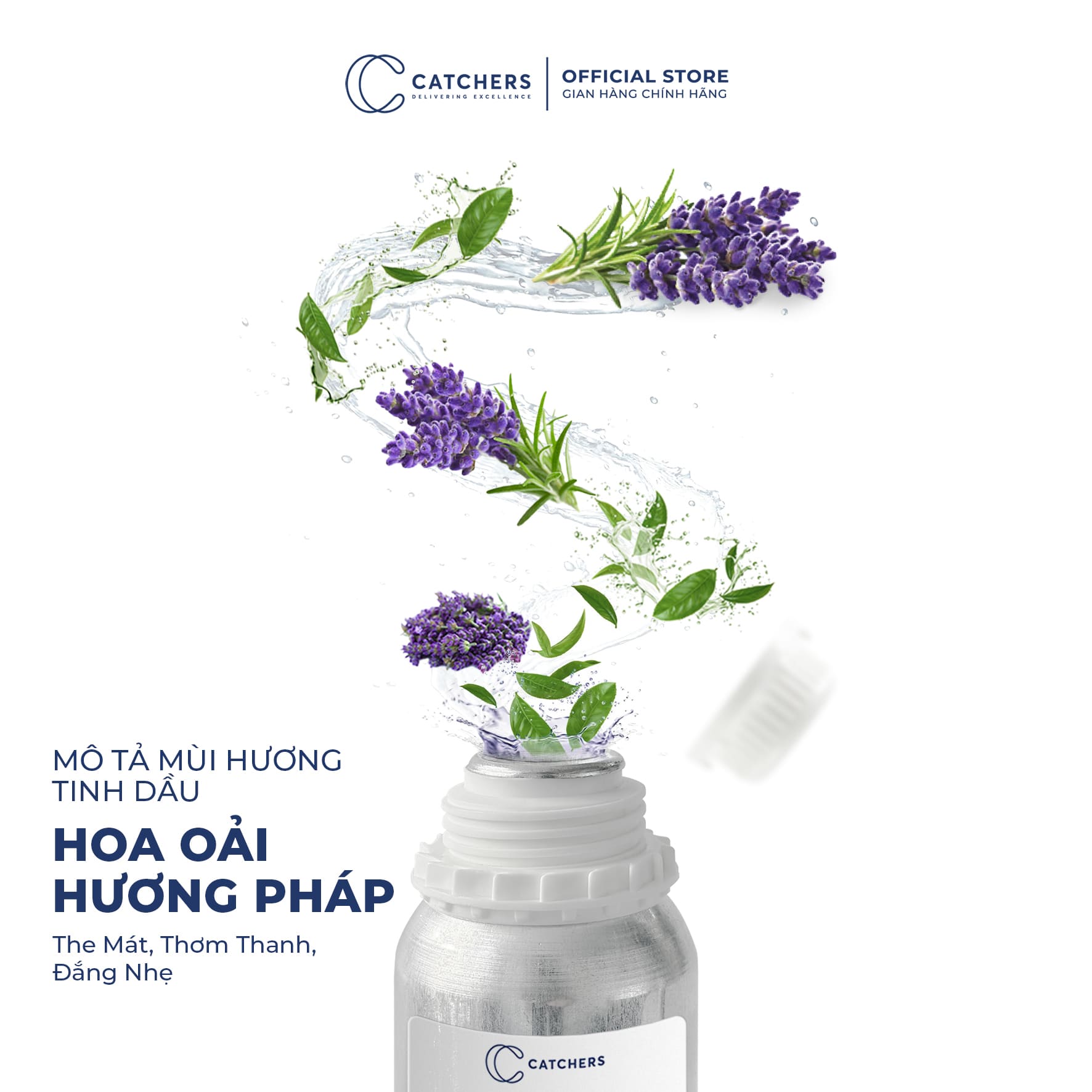 Mô tả mùi hương Tinh dầu Khuếch Tán Hoa Oải Hương Pháp