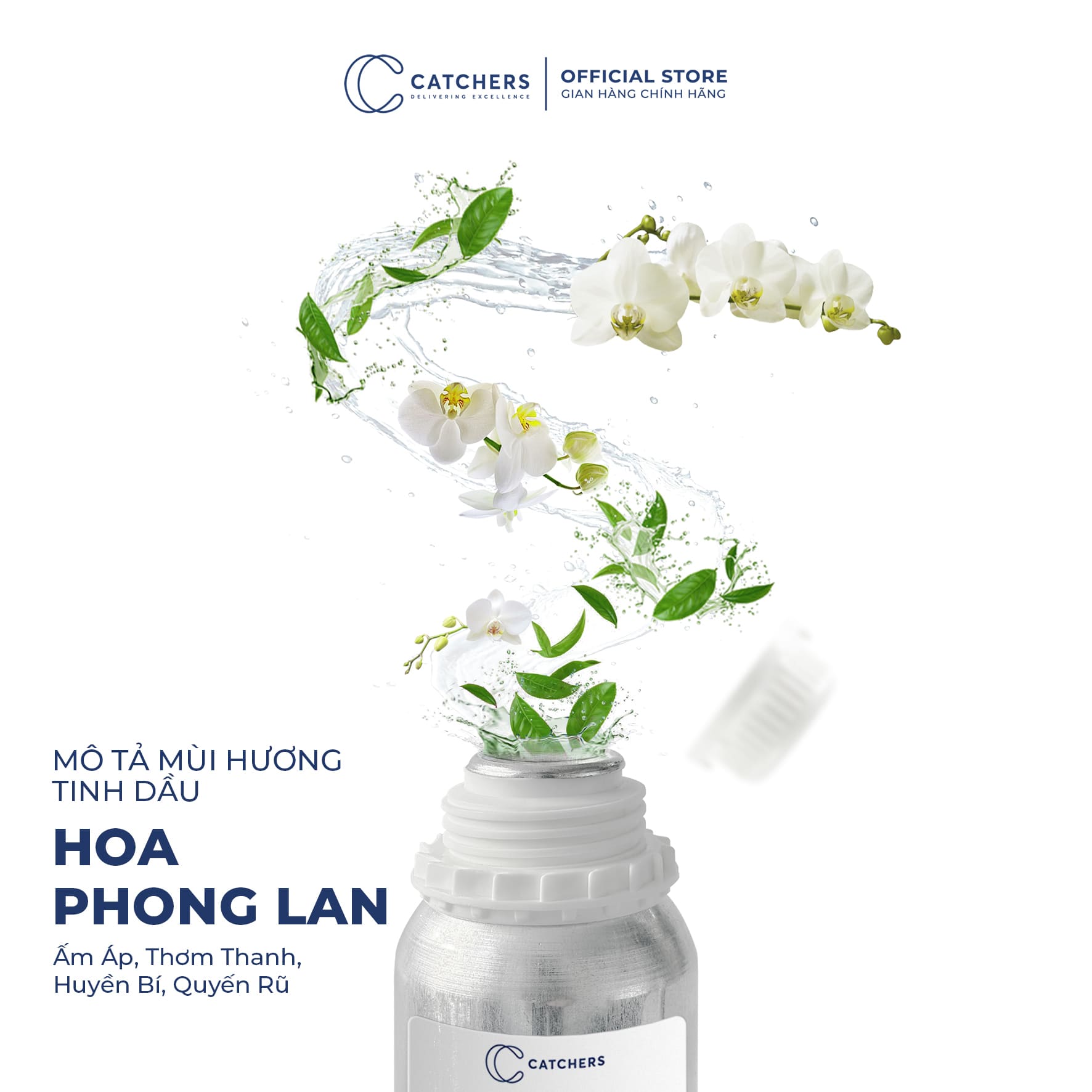 Mô tả mùi hương Tinh dầu Khuếch Tán Hoa Phong Lan