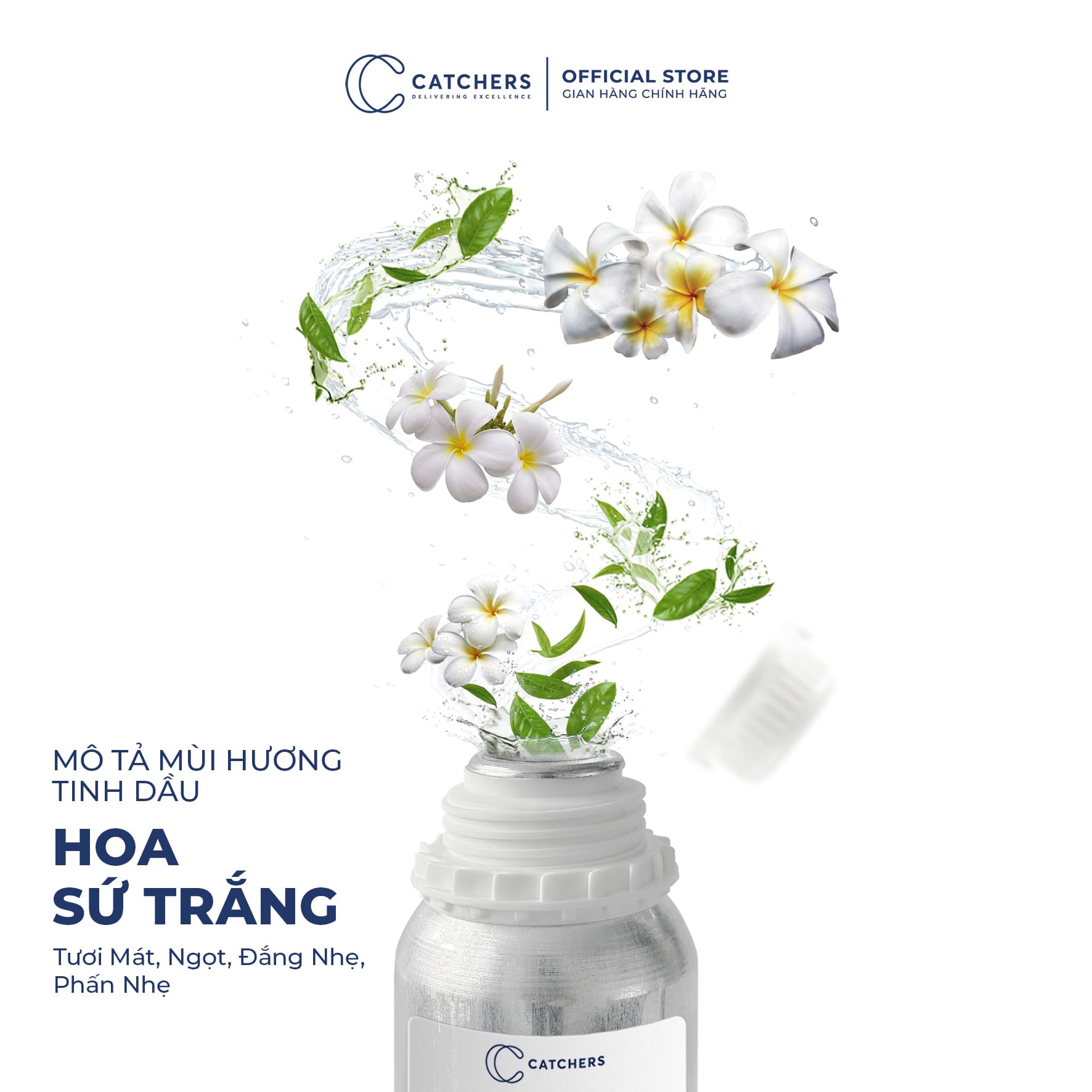 Mô tả mùi hương Tinh dầu Khuếch Tán Hoa Sứ Trắng