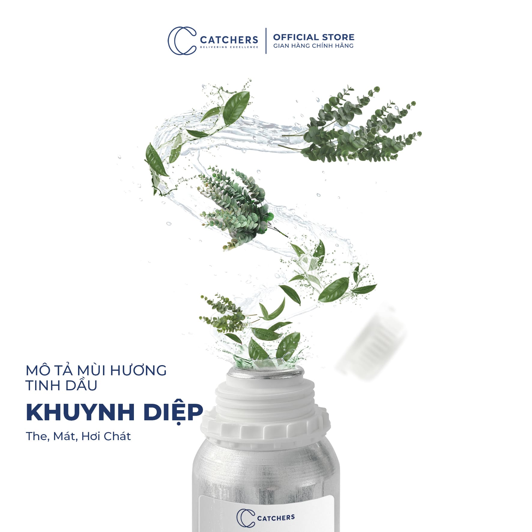 Mô tả mùi hương Tinh dầu Khuếch Tán Khuynh Diệp