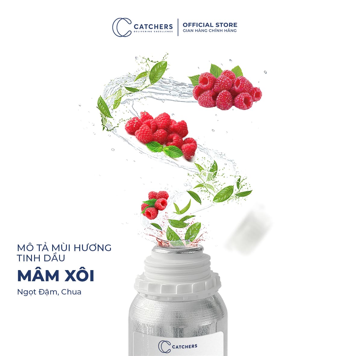 Mô tả mùi hương Tinh dầu Khuếch Tán Mâm Xôi