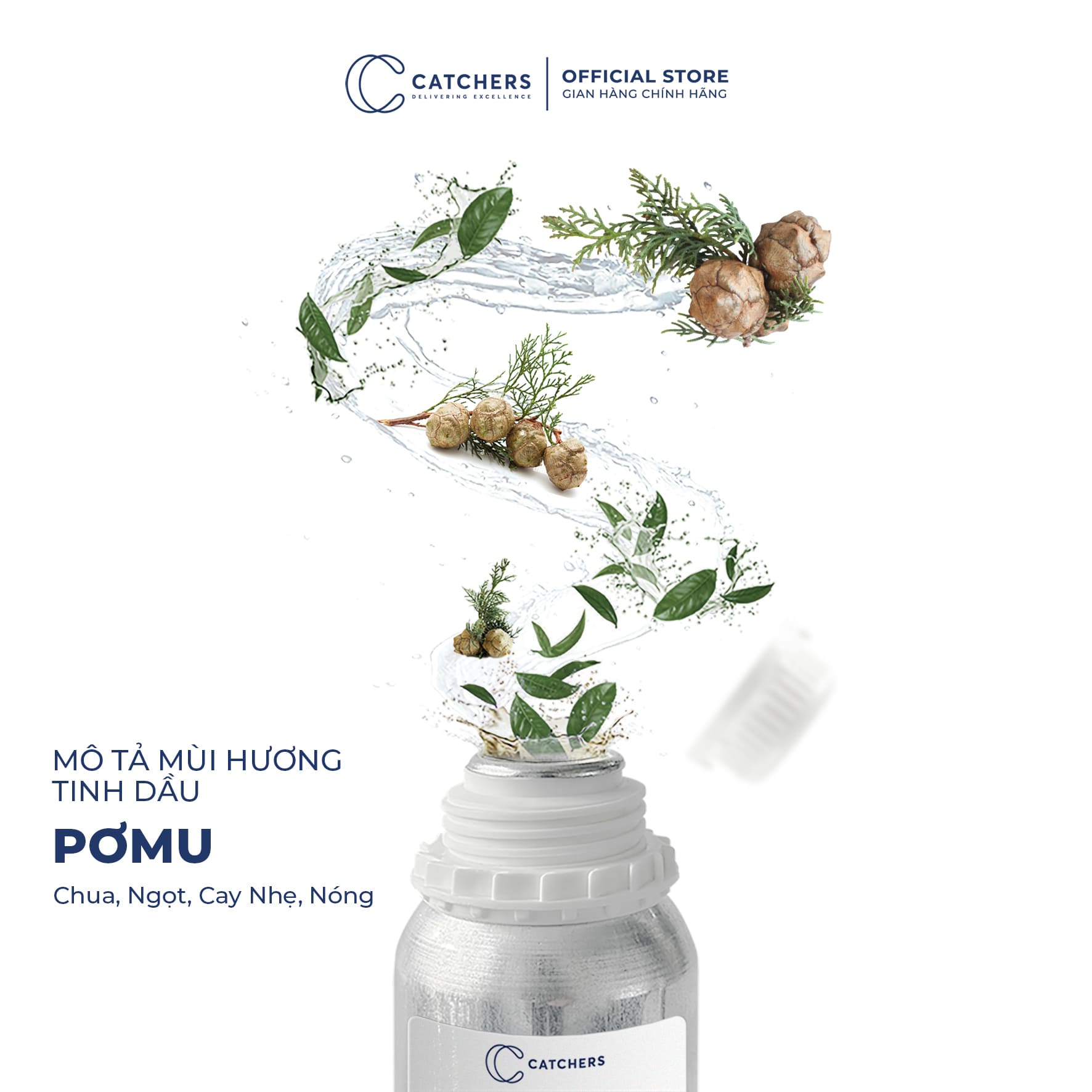 Mô tả mùi hương Tinh dầu Khuếch Tán Pơmu