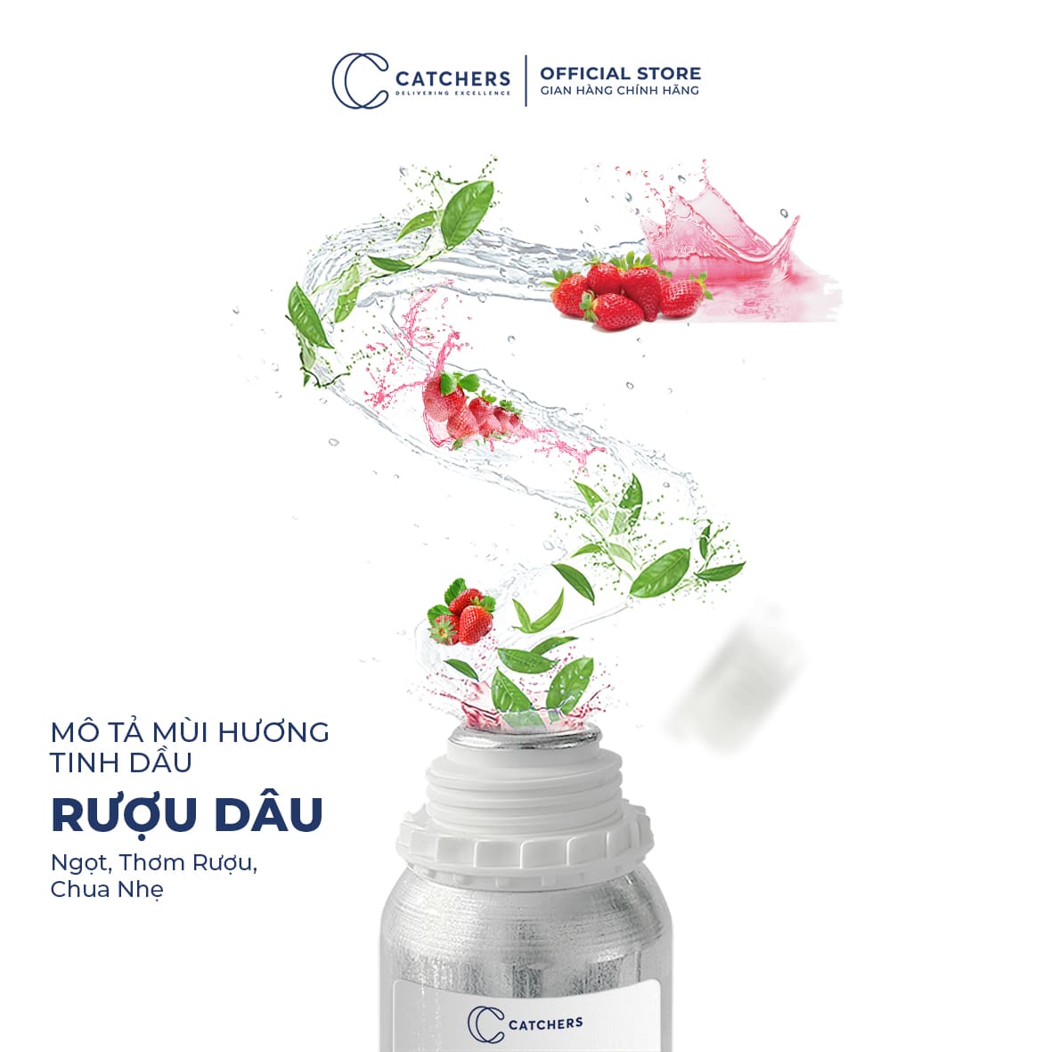 Mô tả mùi hương Tinh dầu Khuếch Tán Rượu Dâu