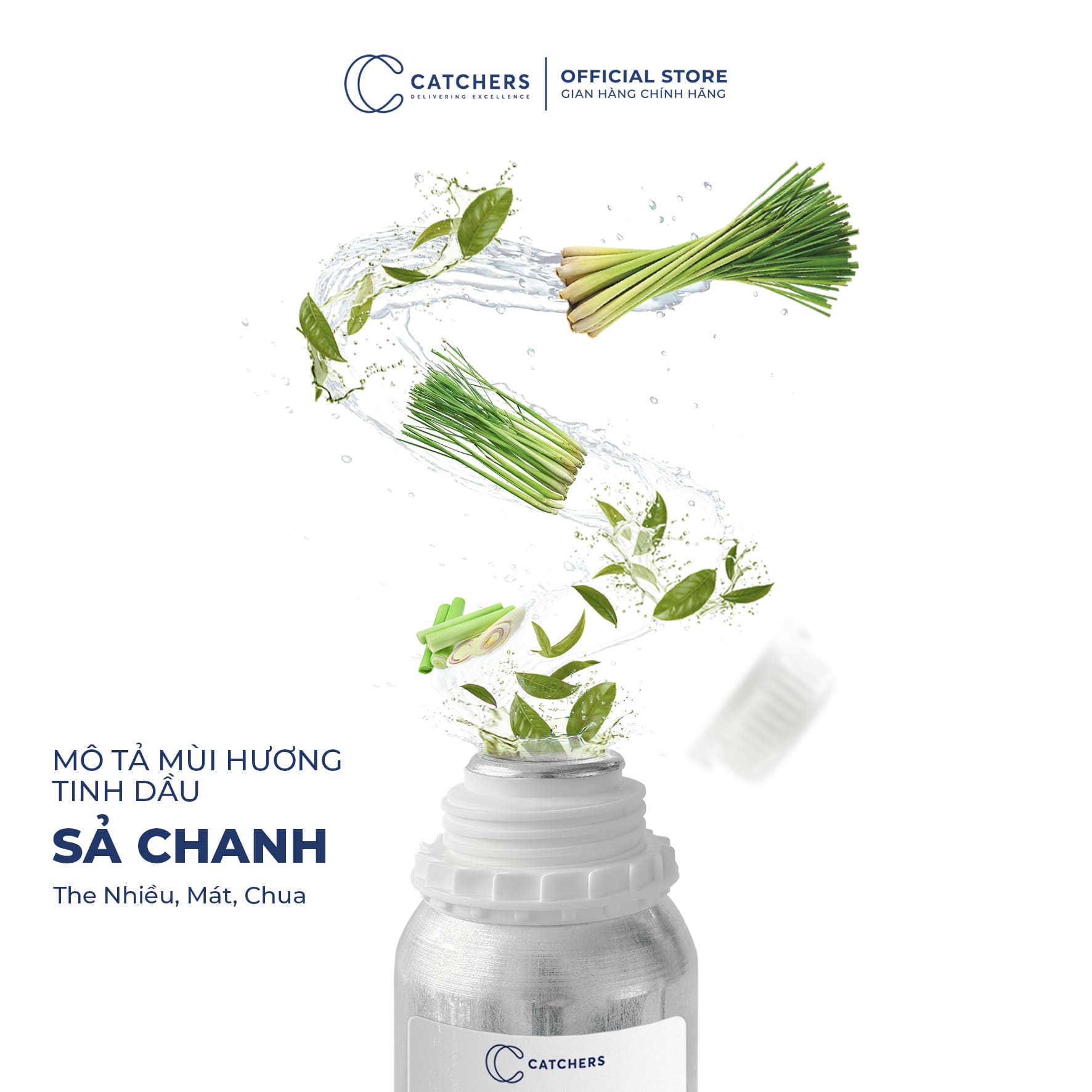 Mô tả mùi hương Tinh dầu Khuếch Tán Sả Chanh