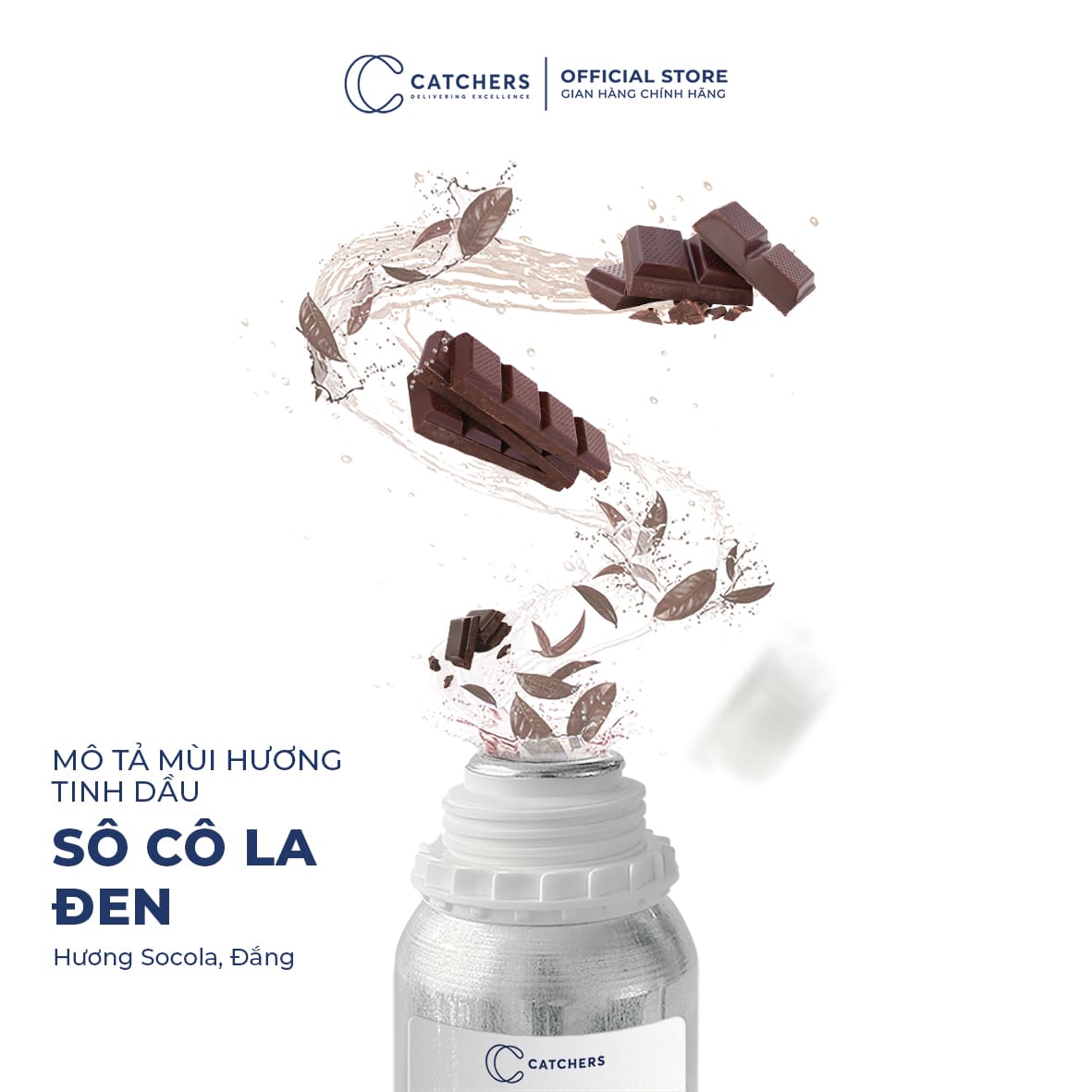 Mô tả mùi hương Tinh dầu Khuếch Tán Sô Cô La Đen