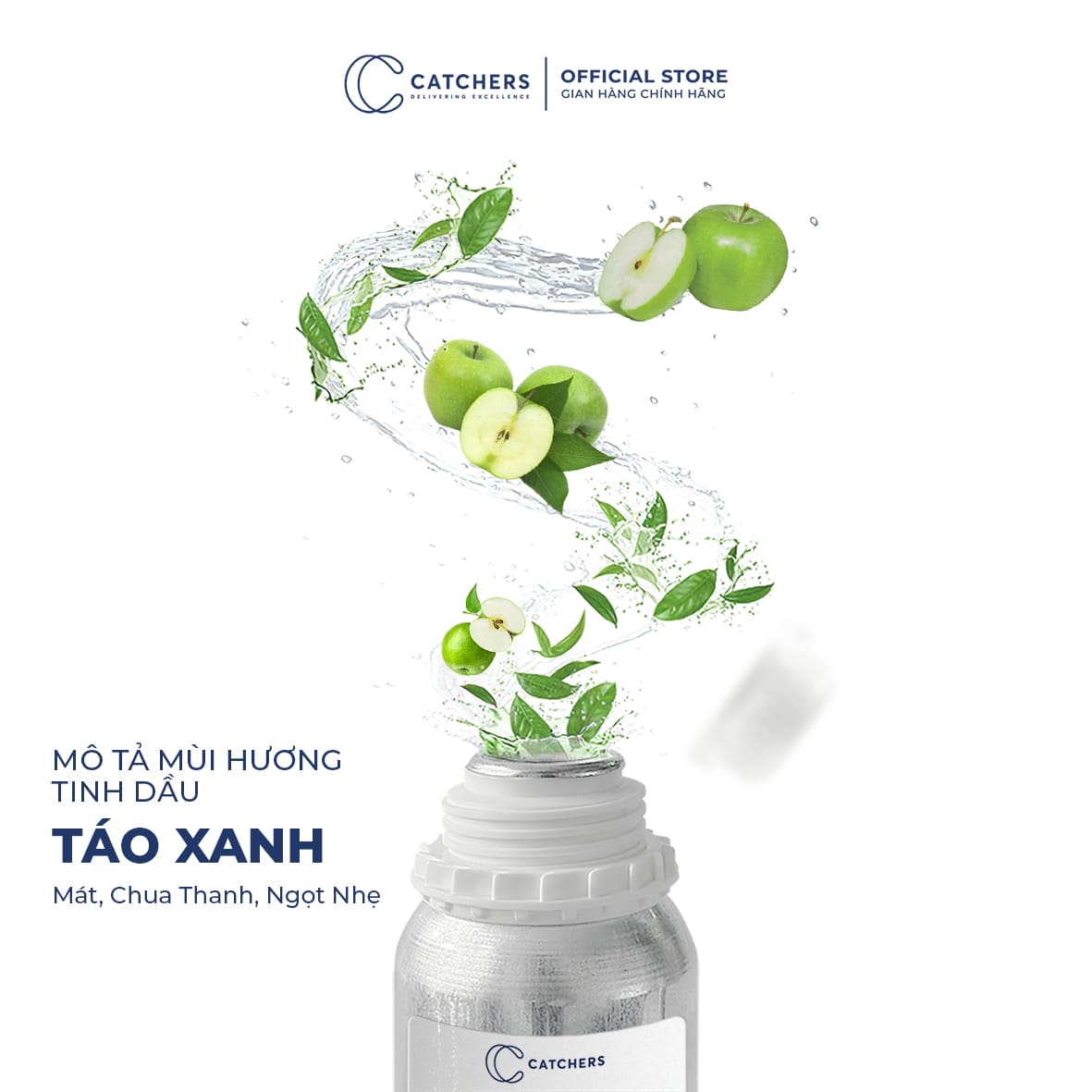 Mô tả mùi hương Tinh dầu Khuếch Tán Táo Xanh