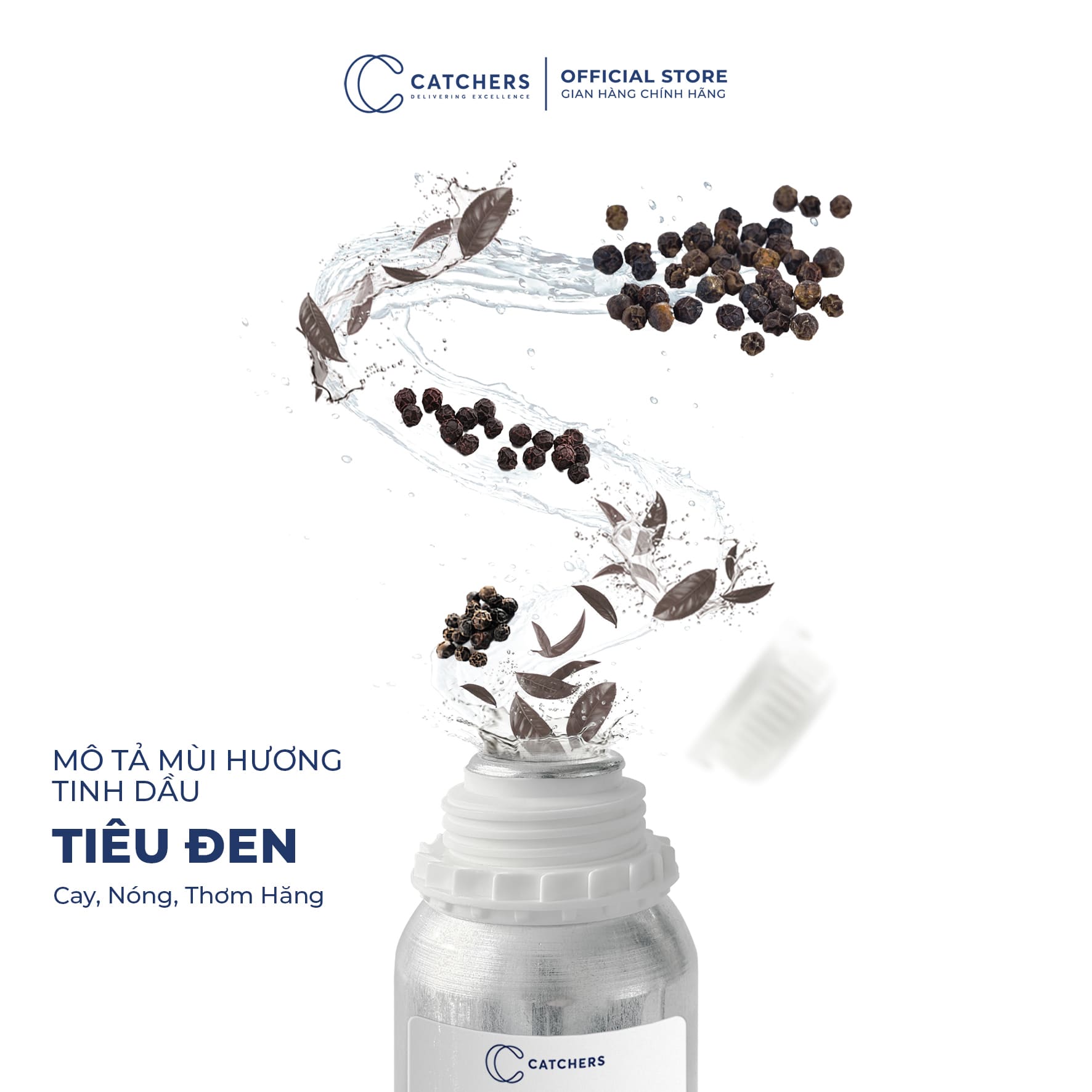 Mô tả mùi hương Tinh dầu Khuếch Tán Tiêu Đen