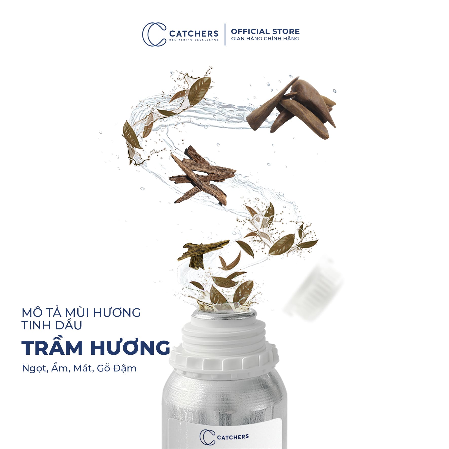 Mô tả mùi hương Tinh dầu Khuếch Tán Trầm Hương