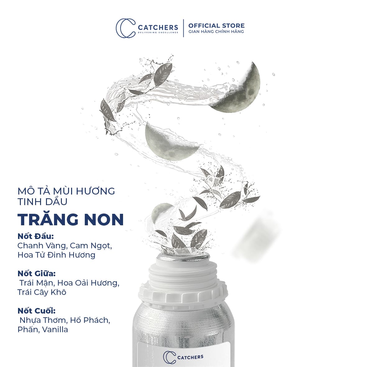 Mô tả mùi hương Tinh Dầu Khuếch Tán Trăng Non