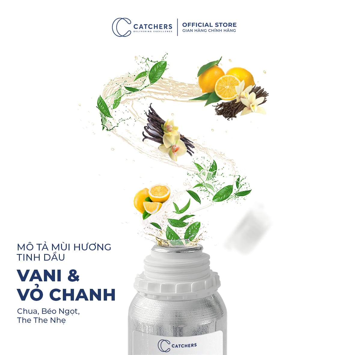 Mô tả mùi hương Tinh Dầu Khuếch Tán Vani & Vỏ Chanh