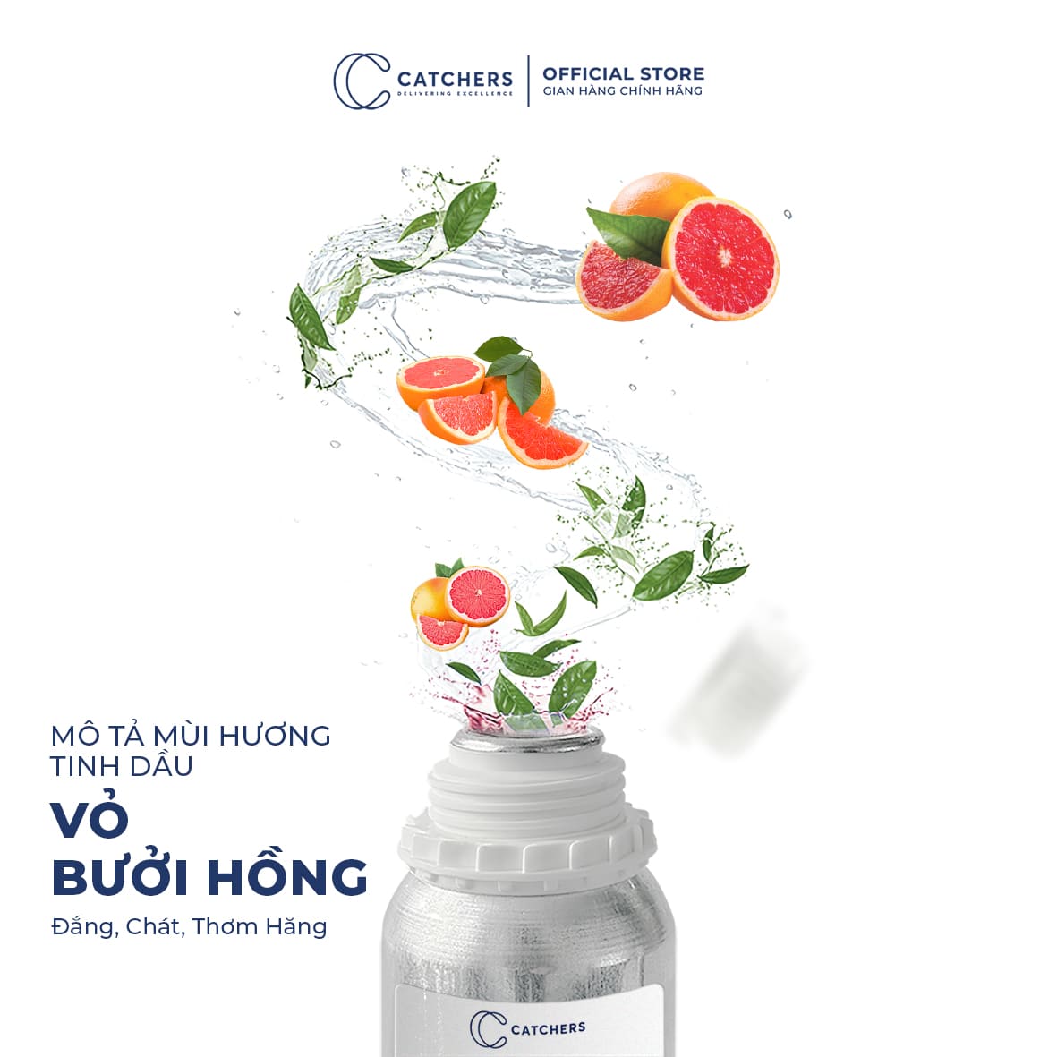 Mô tả mùi hương Tinh dầu Khuếch Tán Vỏ Bưởi Hồng