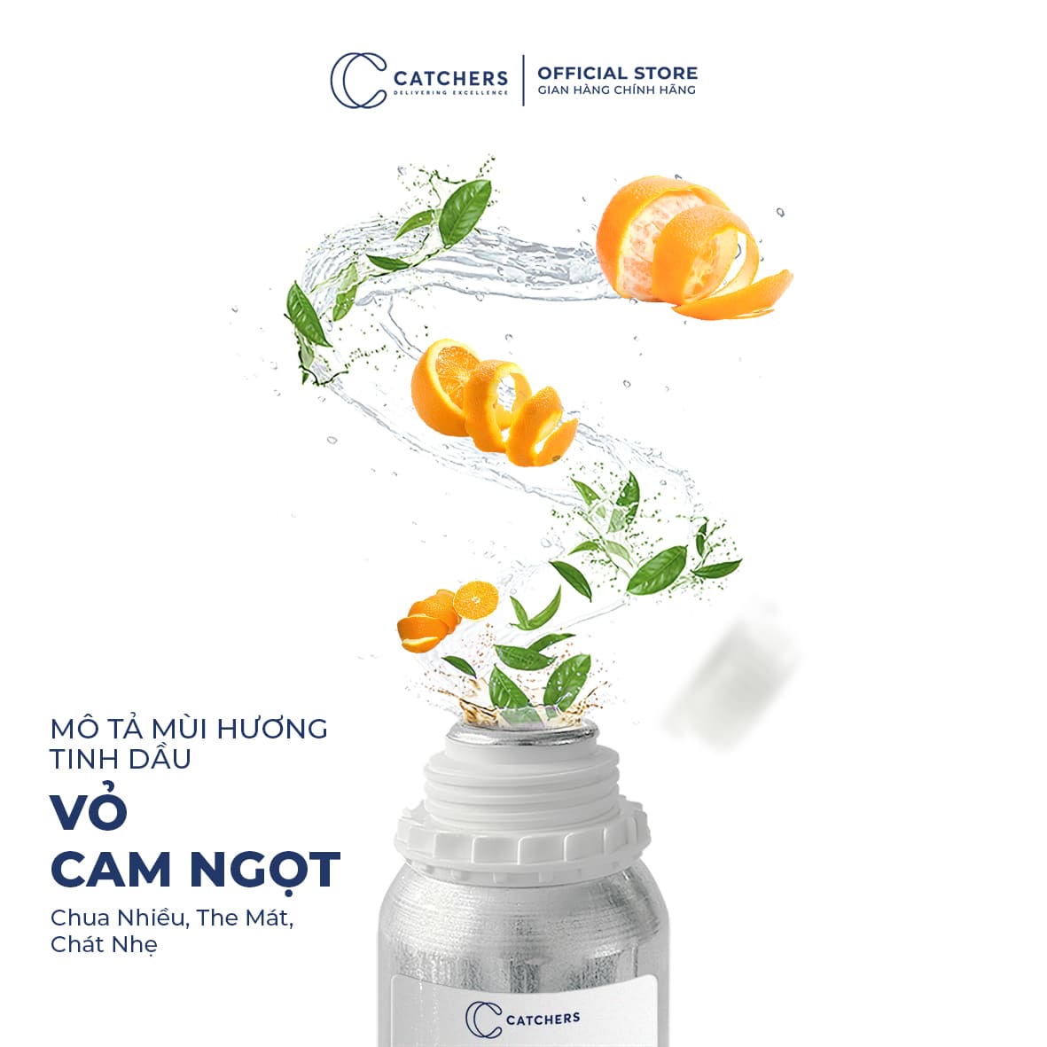 Mô tả mùi hương Tinh dầu Khuếch tán Vỏ Cam Ngọt