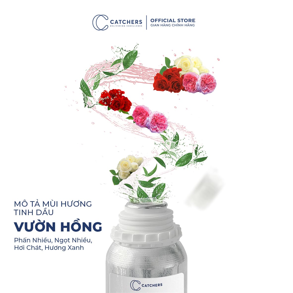 Mô tả mùi hương Tinh Dầu Khuếch Tán Vườn Hồng