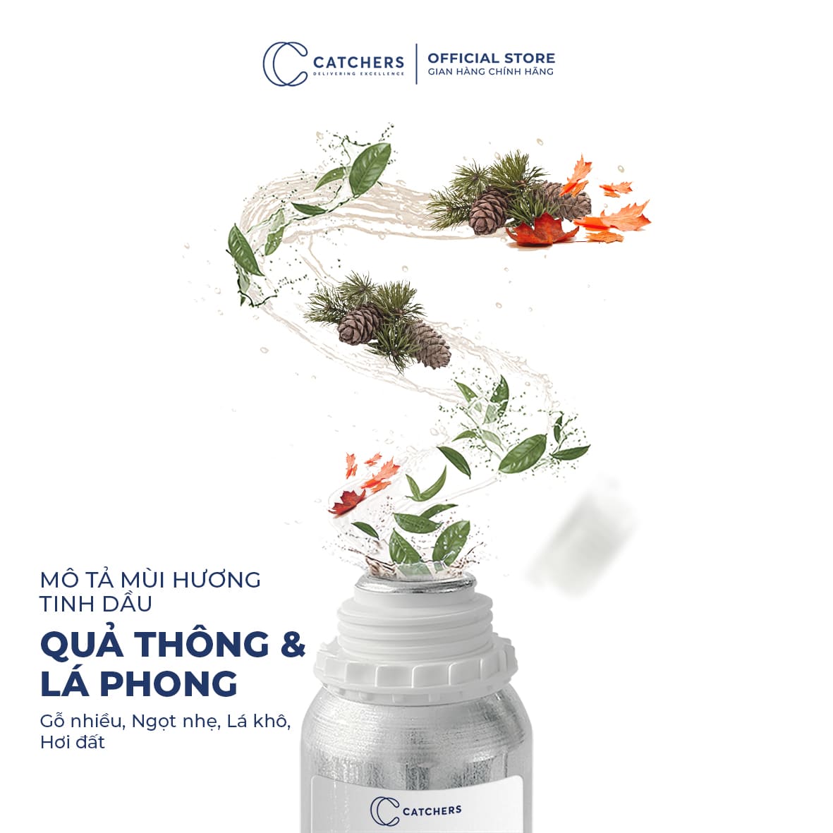 Mô tả mùi hương Tinh dầu Quả Thông & Lá Phong