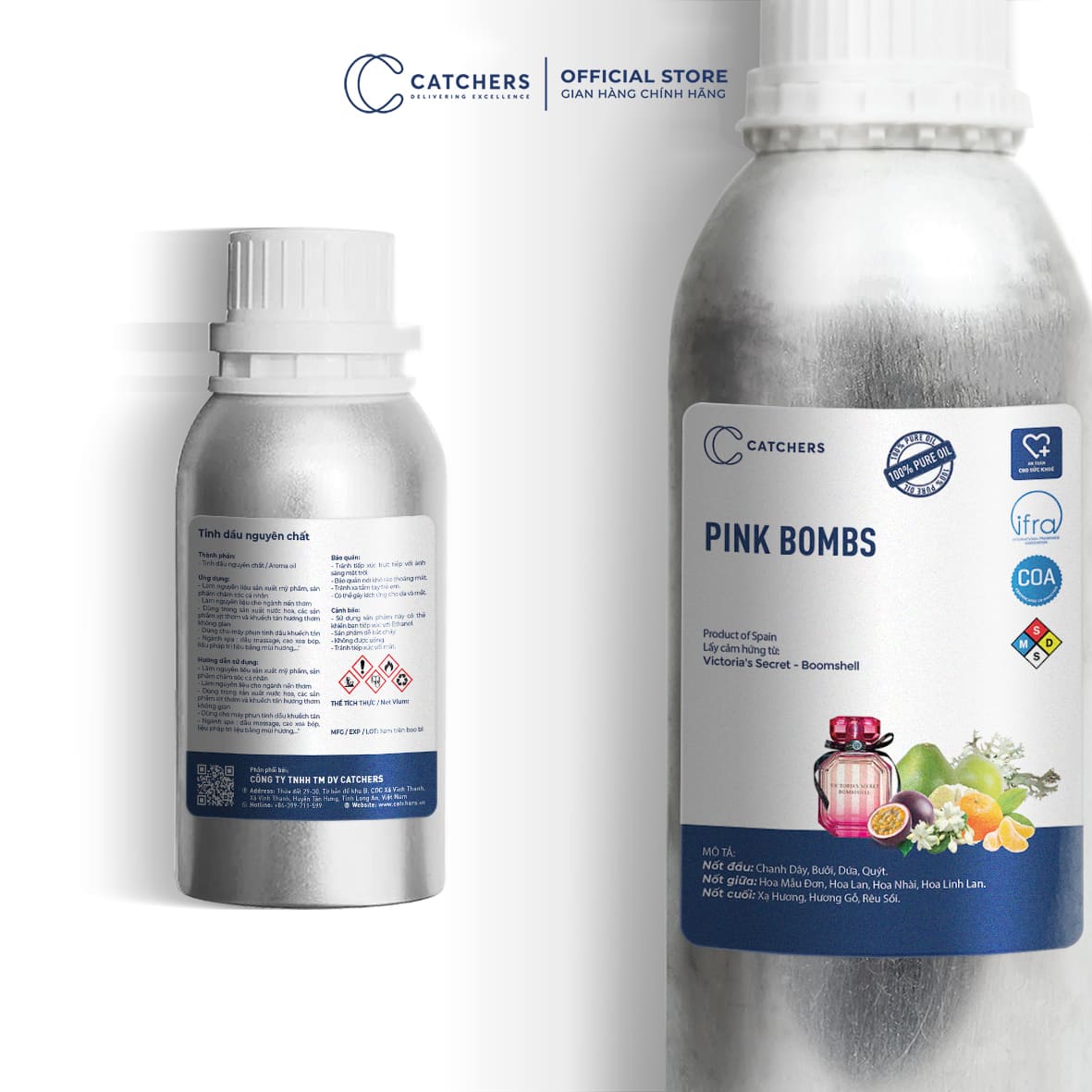 Tinh Dầu Gốc Nước Hoa Pink Bombs