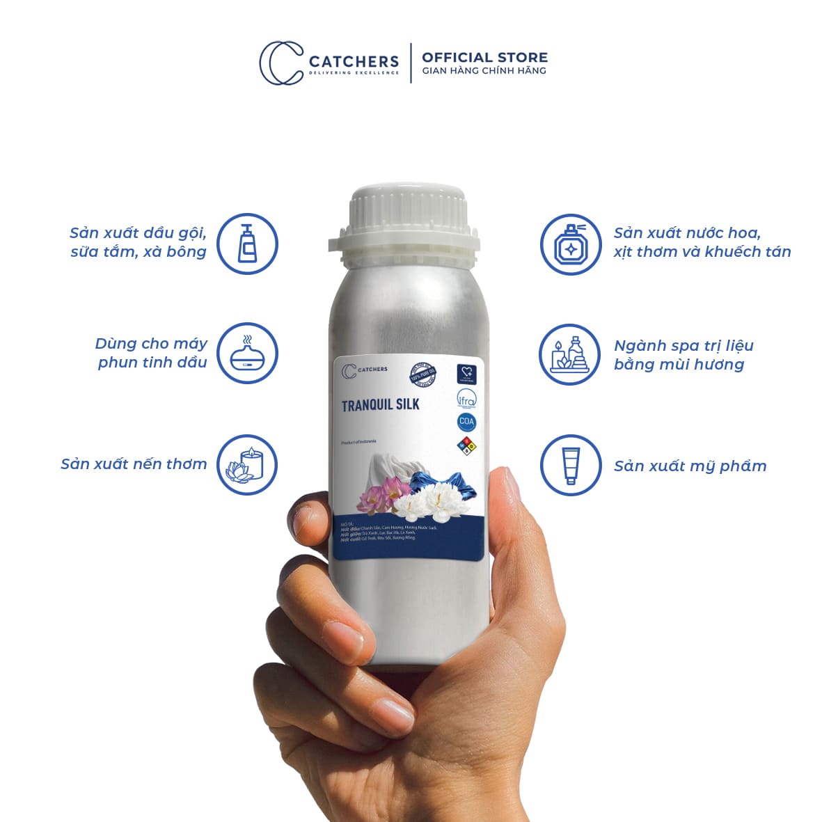 Công dụng của Tinh Dầu Khuếch Tán Tranquil Silk