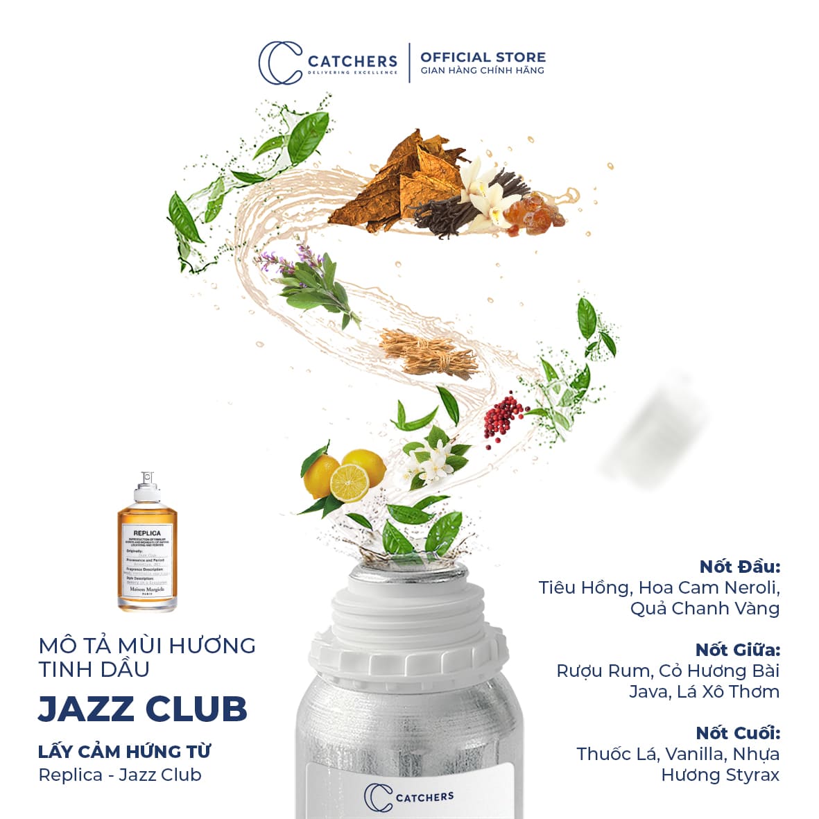 Mô tả mùi hương Nước Hoa Jazz Club EDP